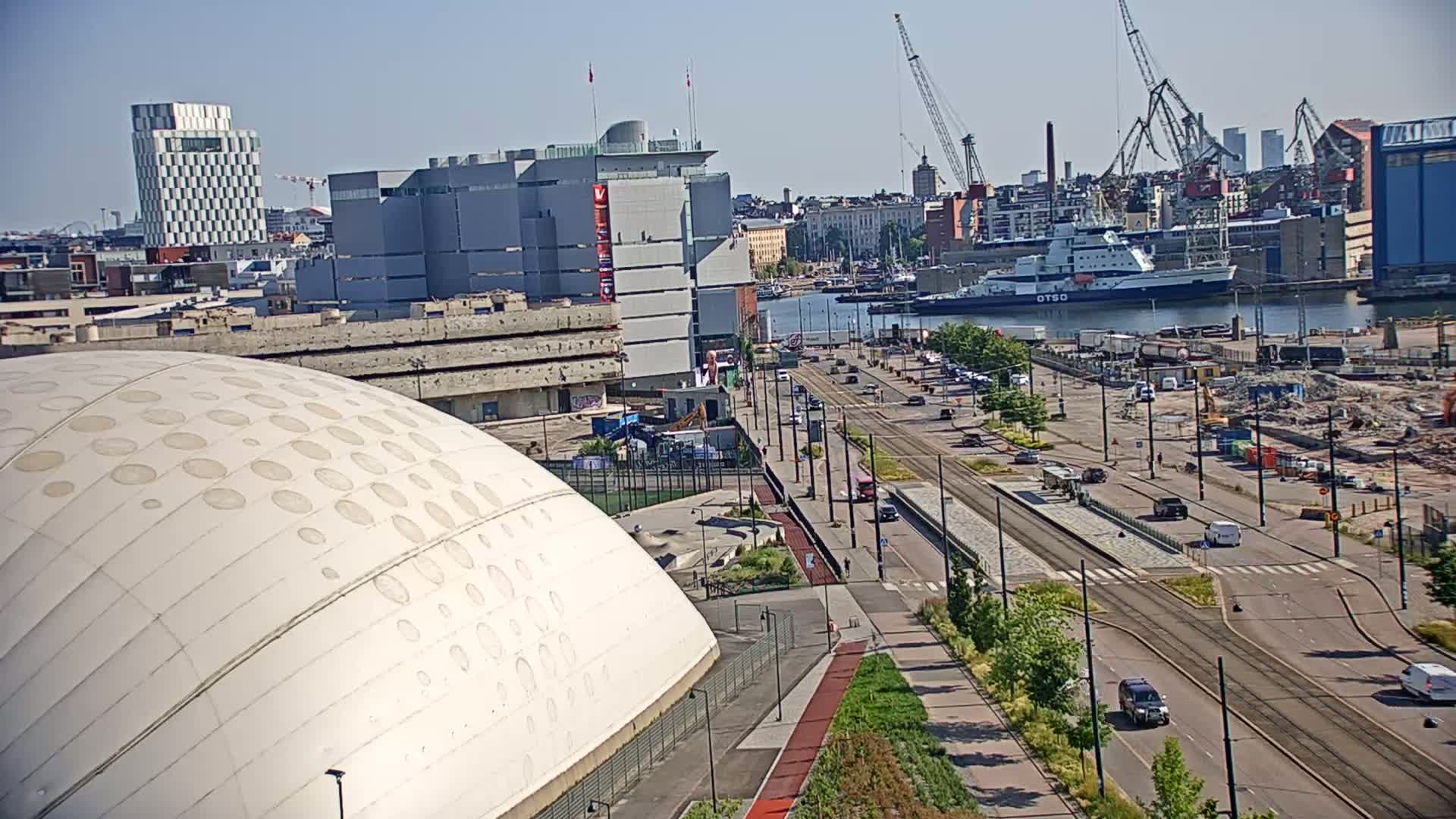 Port of Helsinki, West Harbour North View Live Cam - Hietalahti, Helsinki, Uusimaa, Finland