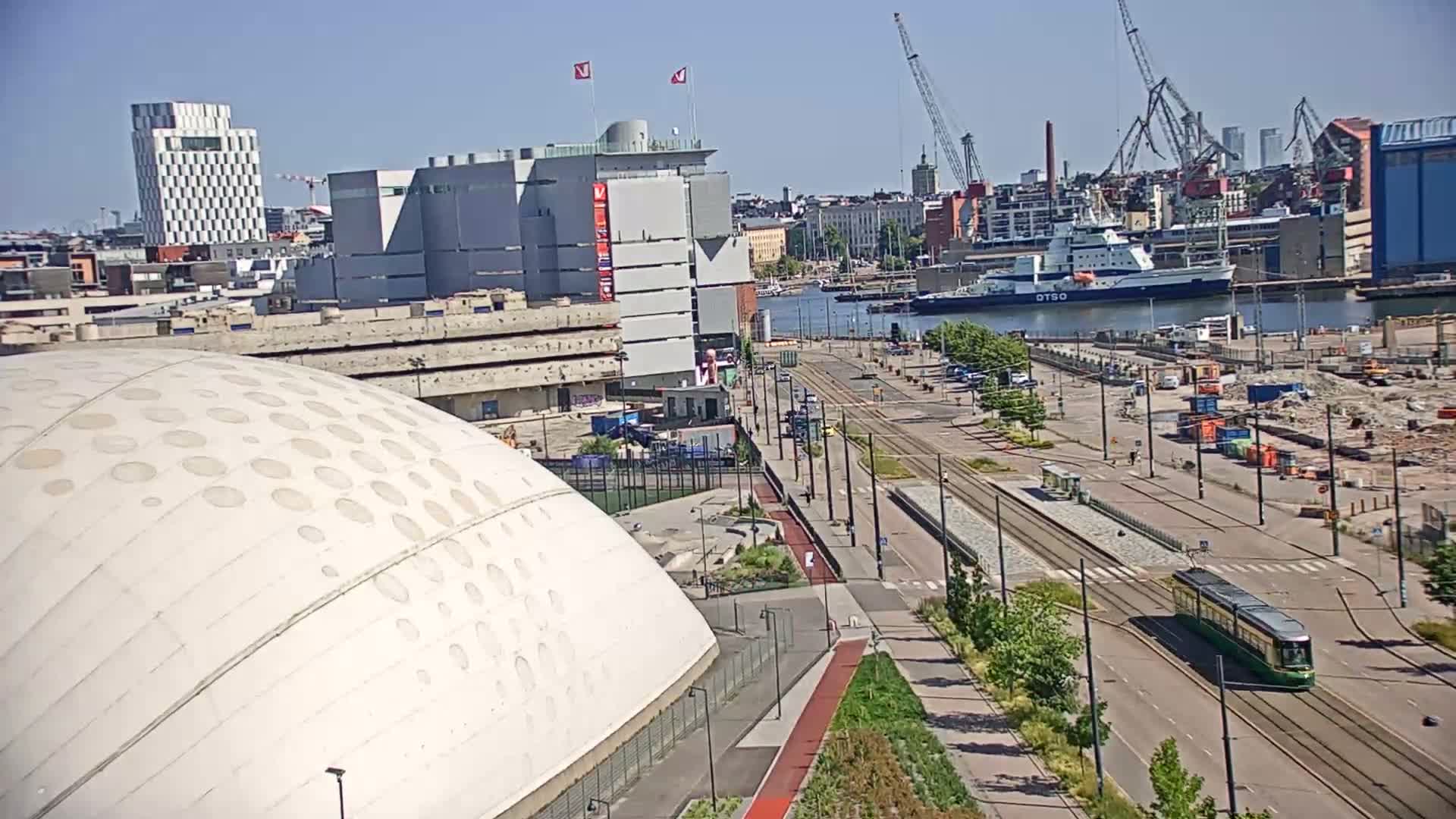 Port of Helsinki, West Harbour North View Live Cam - Hietalahti, Helsinki, Uusimaa, Finland