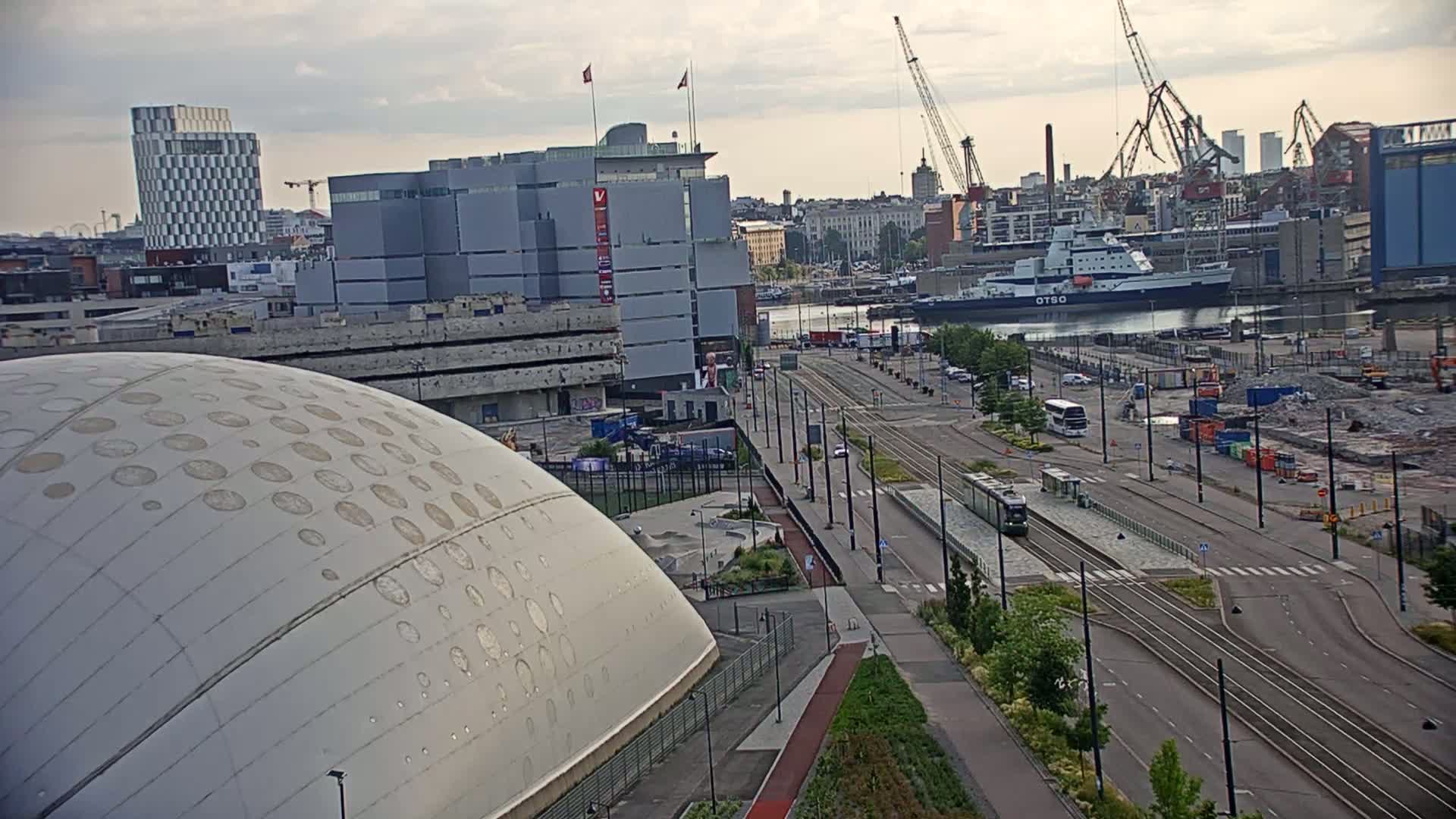 Port of Helsinki, West Harbour North View Live Cam - Hietalahti, Helsinki, Uusimaa, Finland