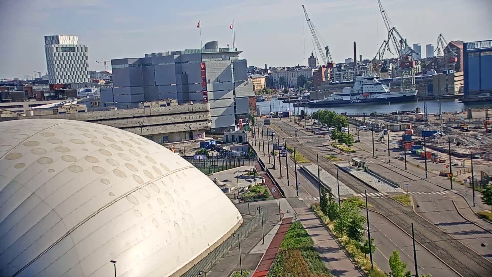 Port of Helsinki, West Harbour North View Live Cam - Hietalahti, Helsinki, Uusimaa, Finland