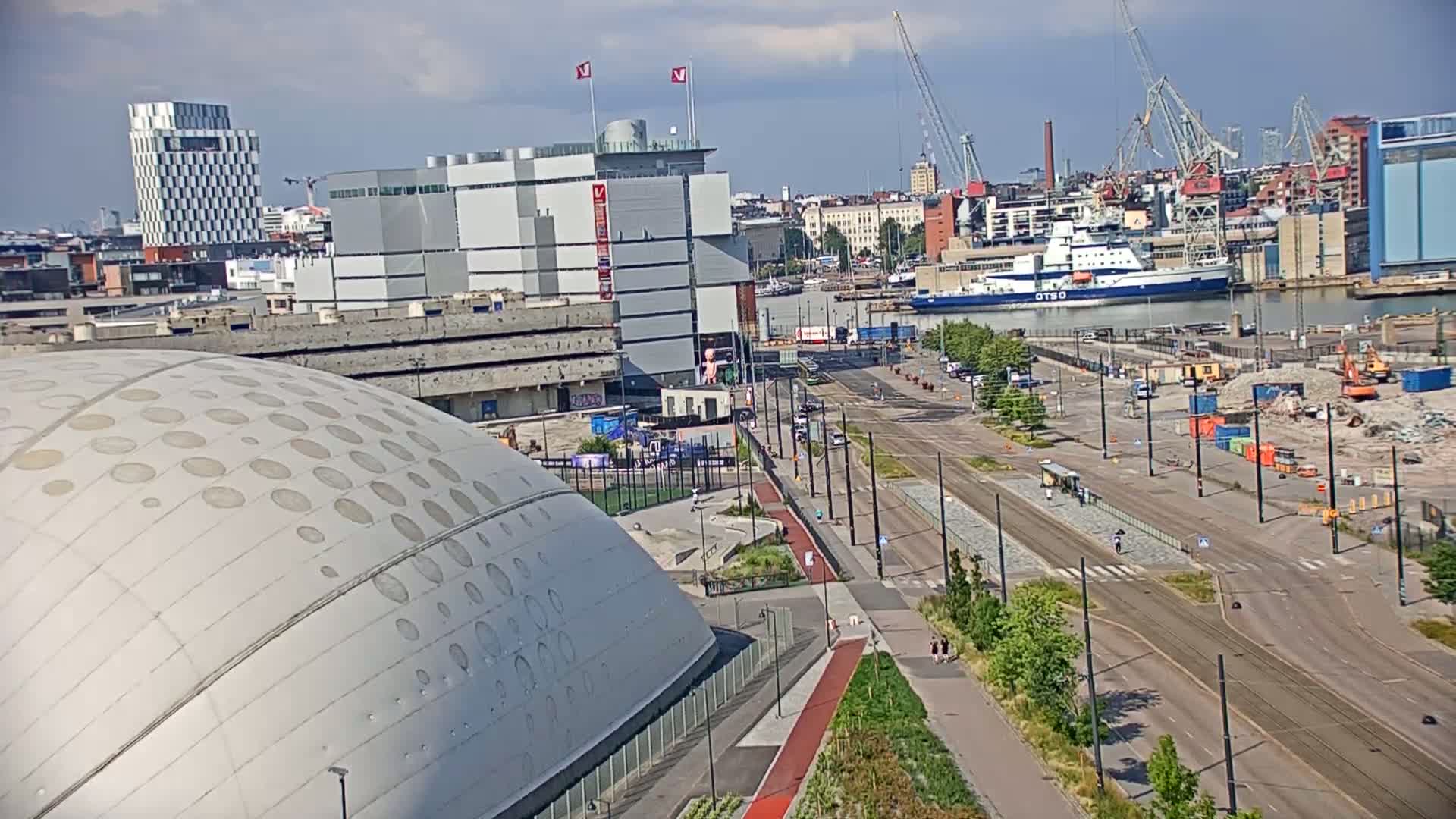 Port of Helsinki, West Harbour North View Live Cam - Hietalahti, Helsinki, Uusimaa, Finland