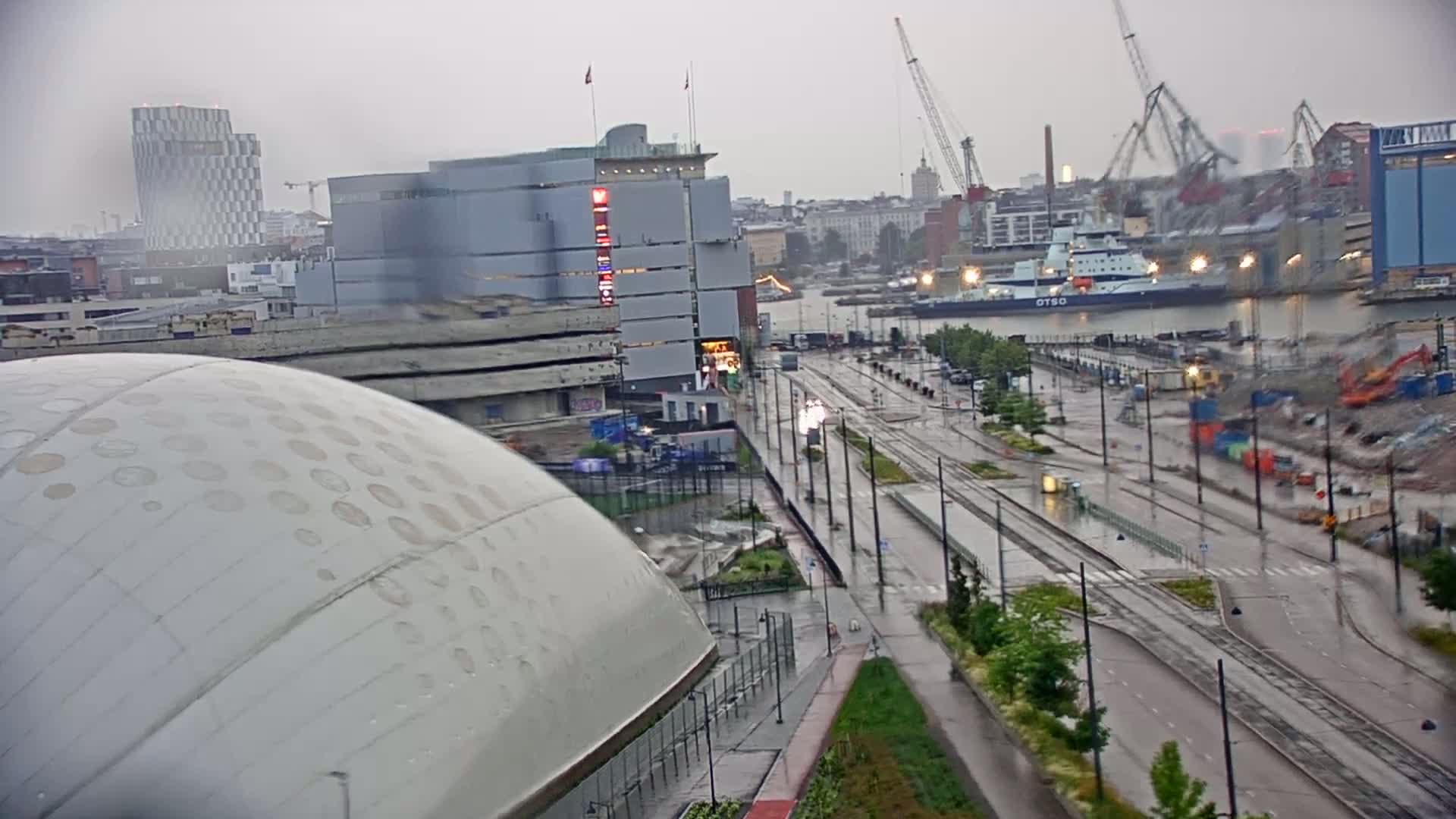 Port of Helsinki, West Harbour North View Live Cam - Hietalahti, Helsinki, Uusimaa, Finland