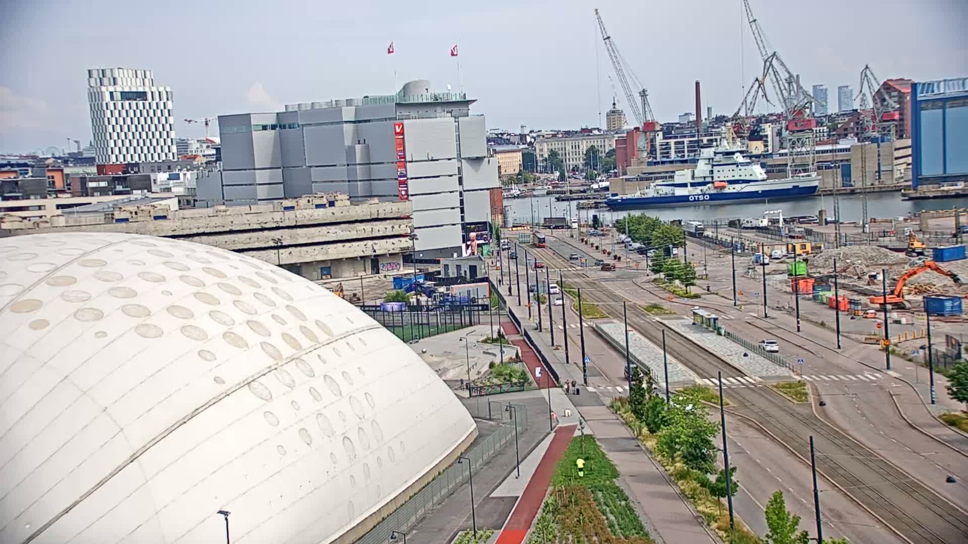 Port of Helsinki, West Harbour North View Live Cam - Hietalahti, Helsinki, Uusimaa, Finland
