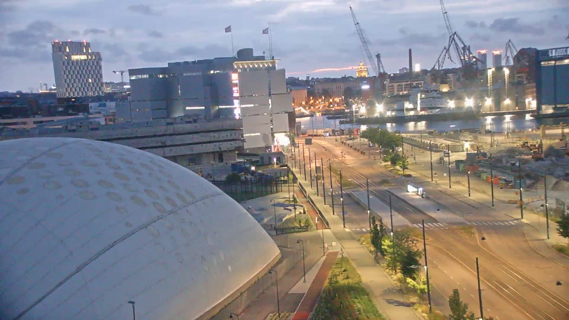 Port of Helsinki, West Harbour North View Live Cam - Hietalahti, Helsinki, Uusimaa, Finland