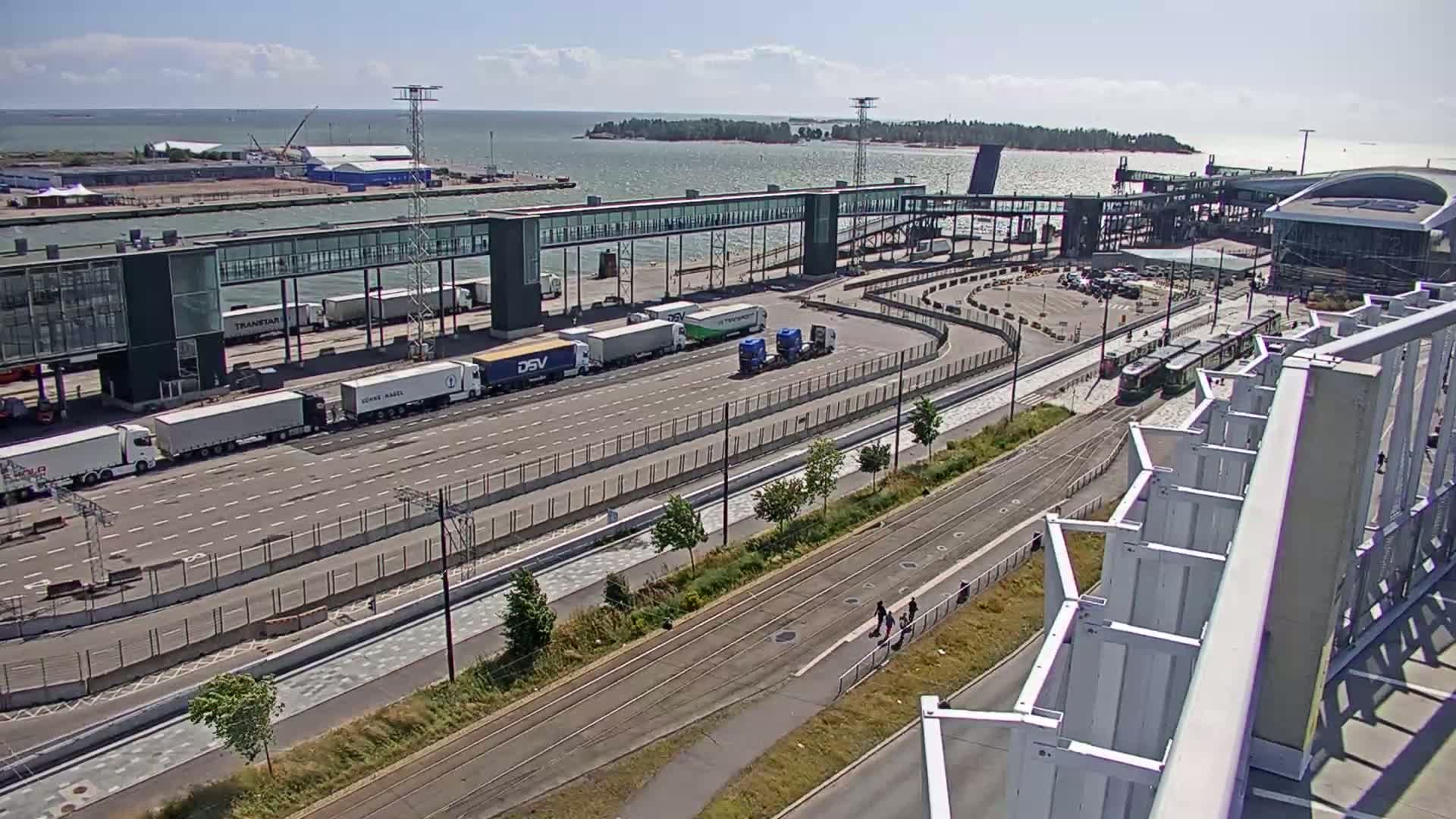 Port of Helsinki, West Harbour North View Live Cam - Hietalahti, Helsinki, Uusimaa, Finland