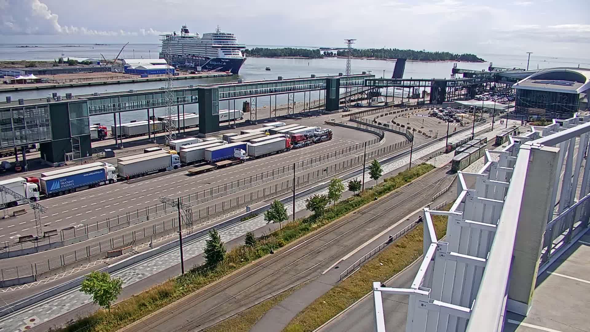 Port of Helsinki, West Harbour North View Live Cam - Hietalahti, Helsinki, Uusimaa, Finland