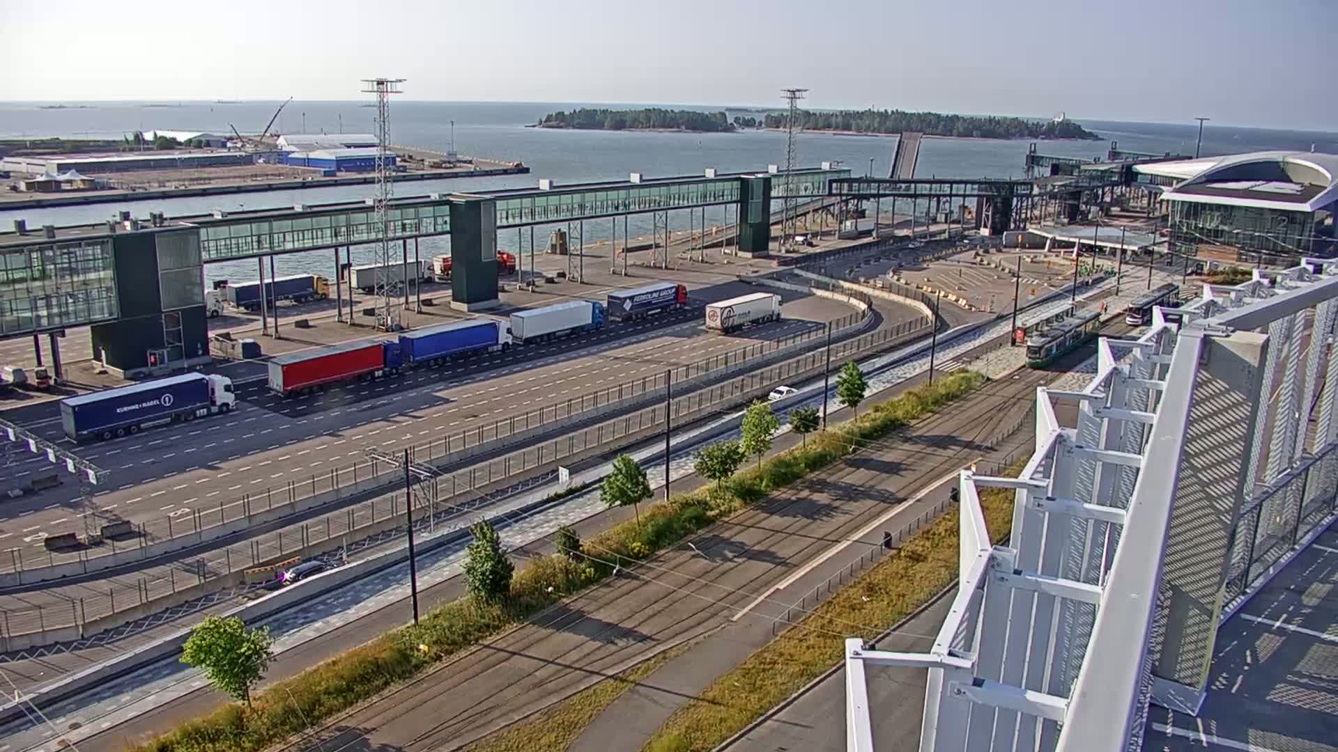 Port of Helsinki, West Harbour North View Live Cam - Hietalahti, Helsinki, Uusimaa, Finland