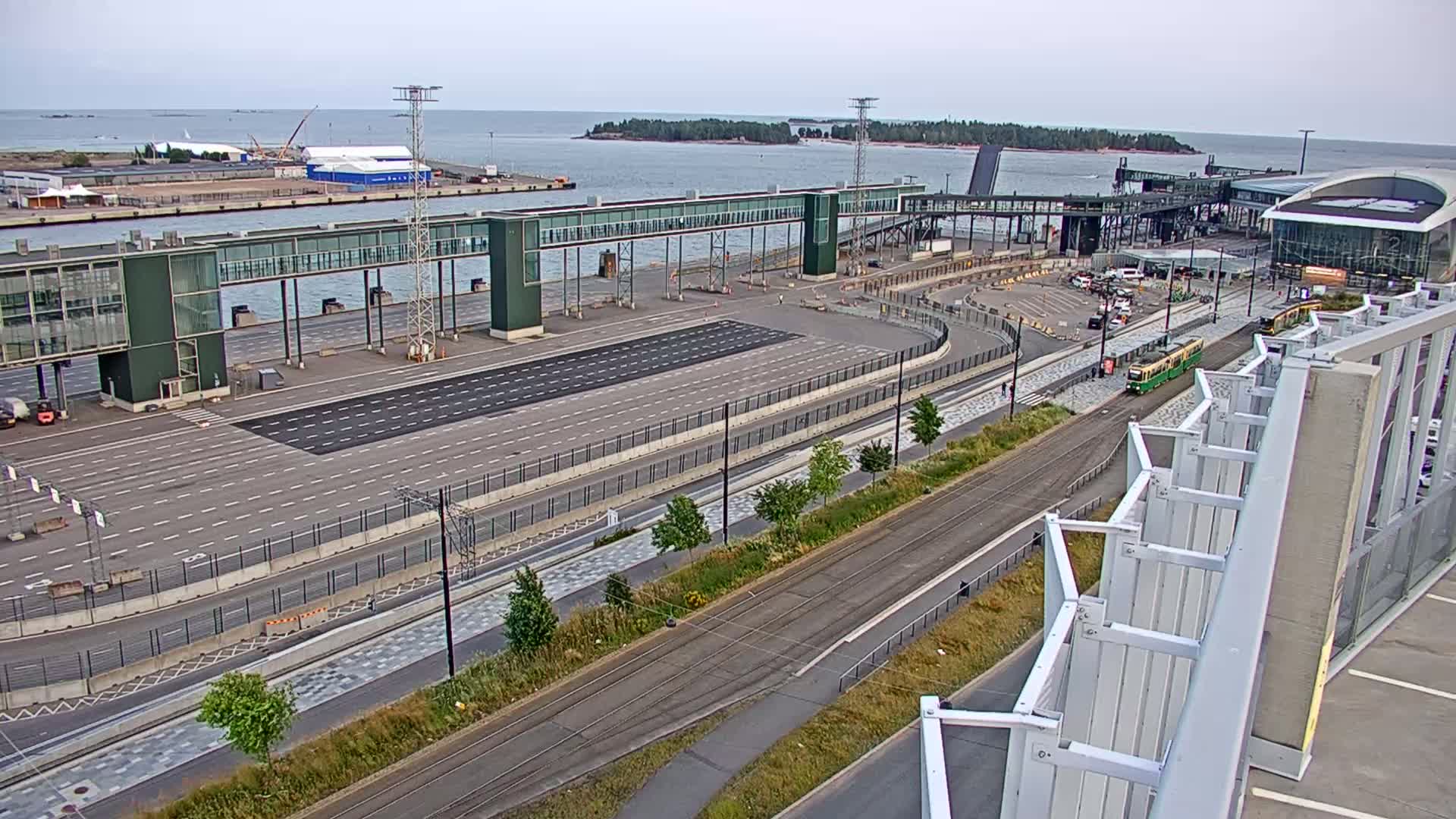 Port of Helsinki, West Harbour North View Live Cam - Hietalahti, Helsinki, Uusimaa, Finland