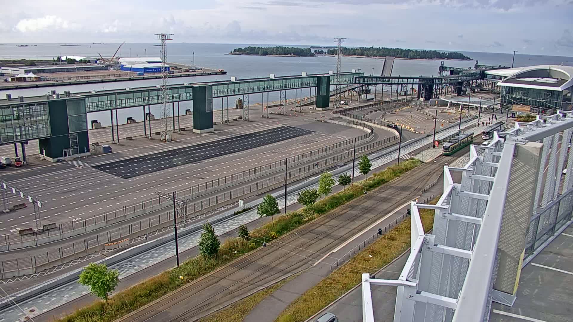 Port of Helsinki, West Harbour North View Live Cam - Hietalahti, Helsinki, Uusimaa, Finland