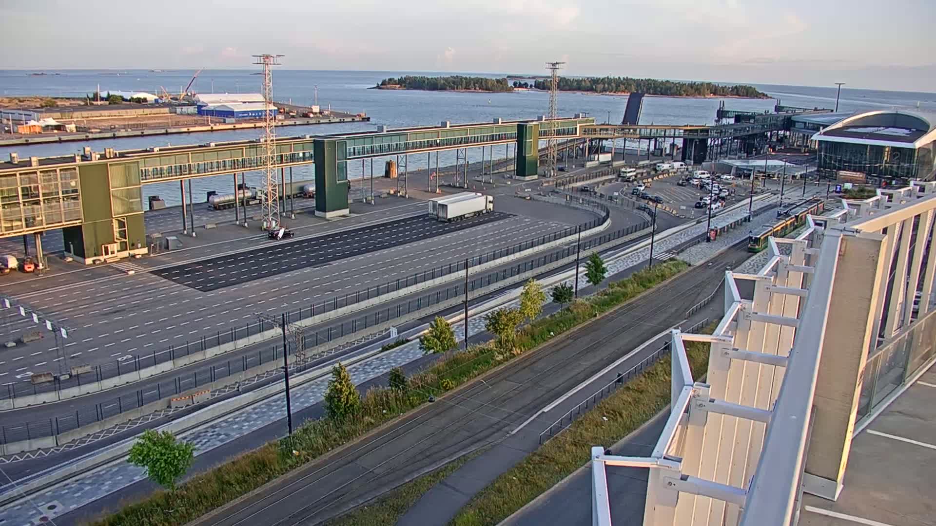 Port of Helsinki, West Harbour North View Live Cam - Hietalahti, Helsinki, Uusimaa, Finland