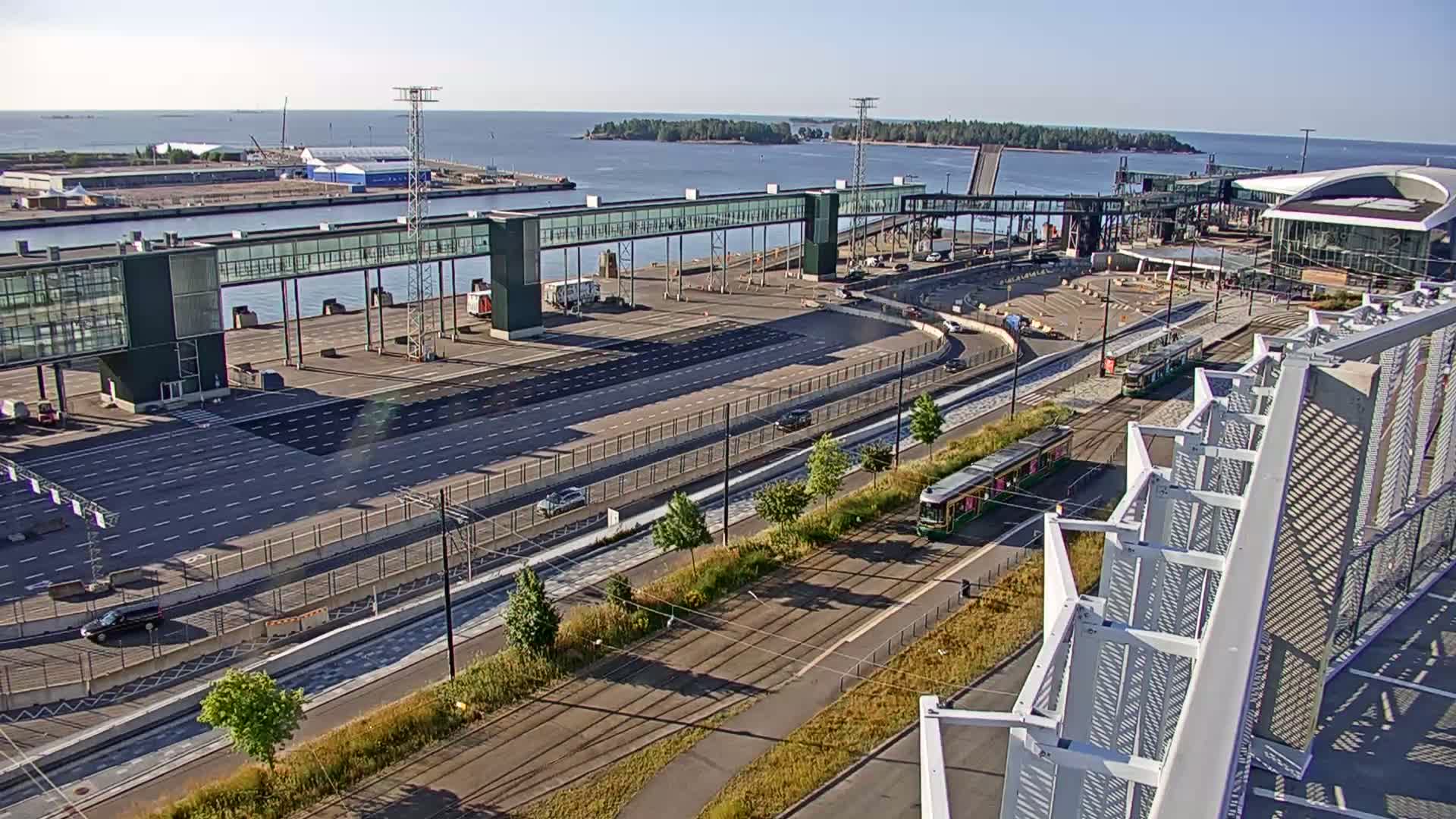 Port of Helsinki, West Harbour North View Live Cam - Hietalahti, Helsinki, Uusimaa, Finland