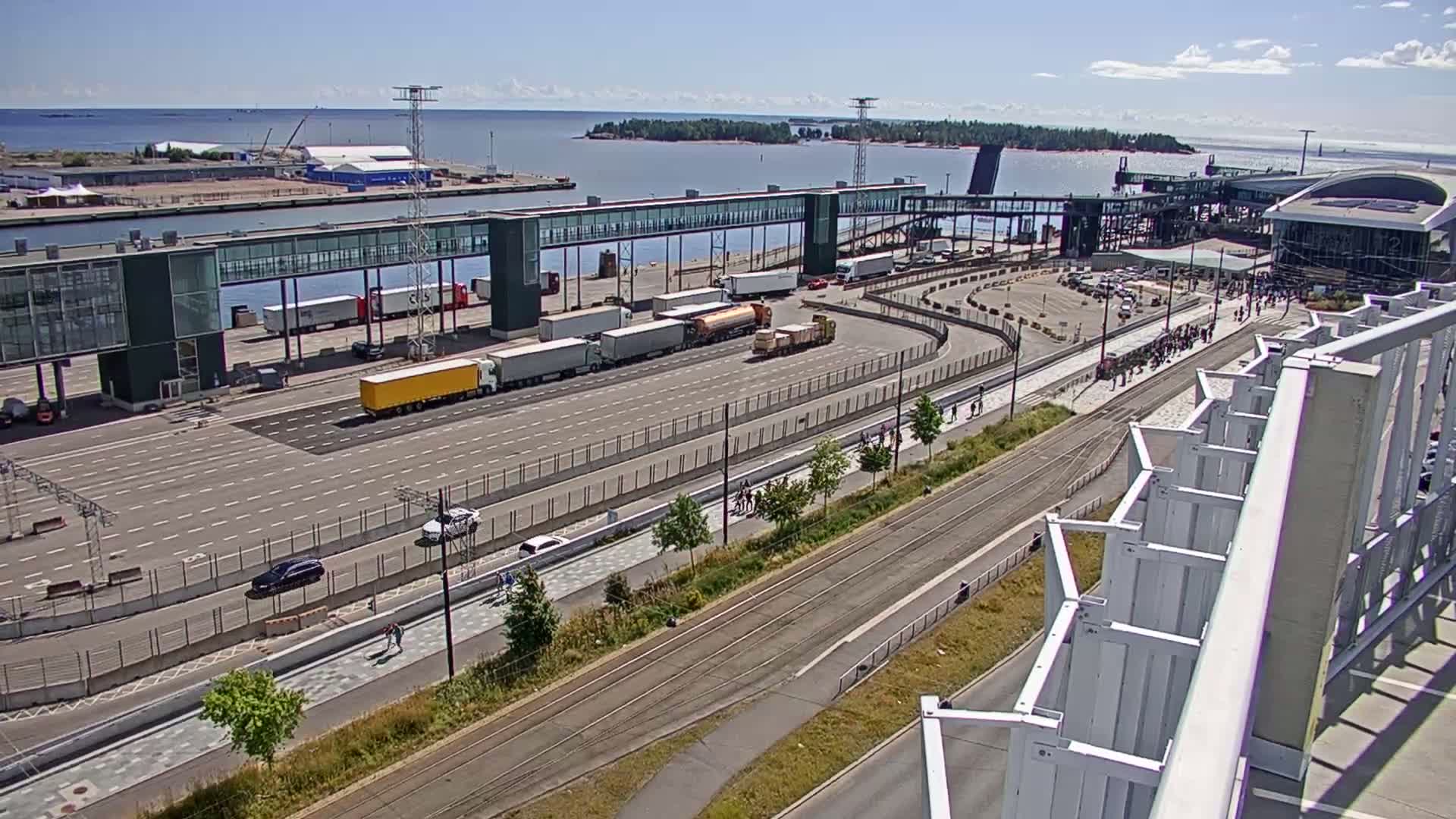 Port of Helsinki, West Harbour North View Live Cam - Hietalahti, Helsinki, Uusimaa, Finland