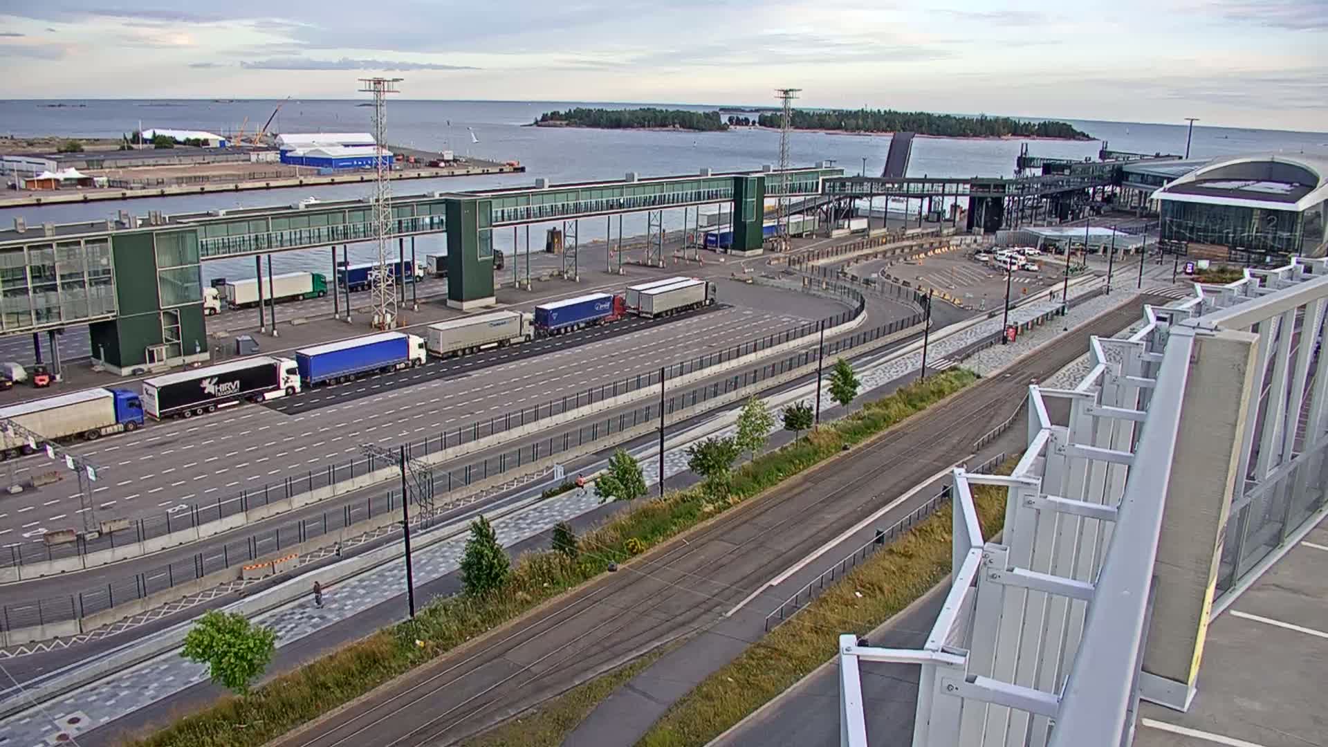 Port of Helsinki, West Harbour North View Live Cam - Hietalahti, Helsinki, Uusimaa, Finland