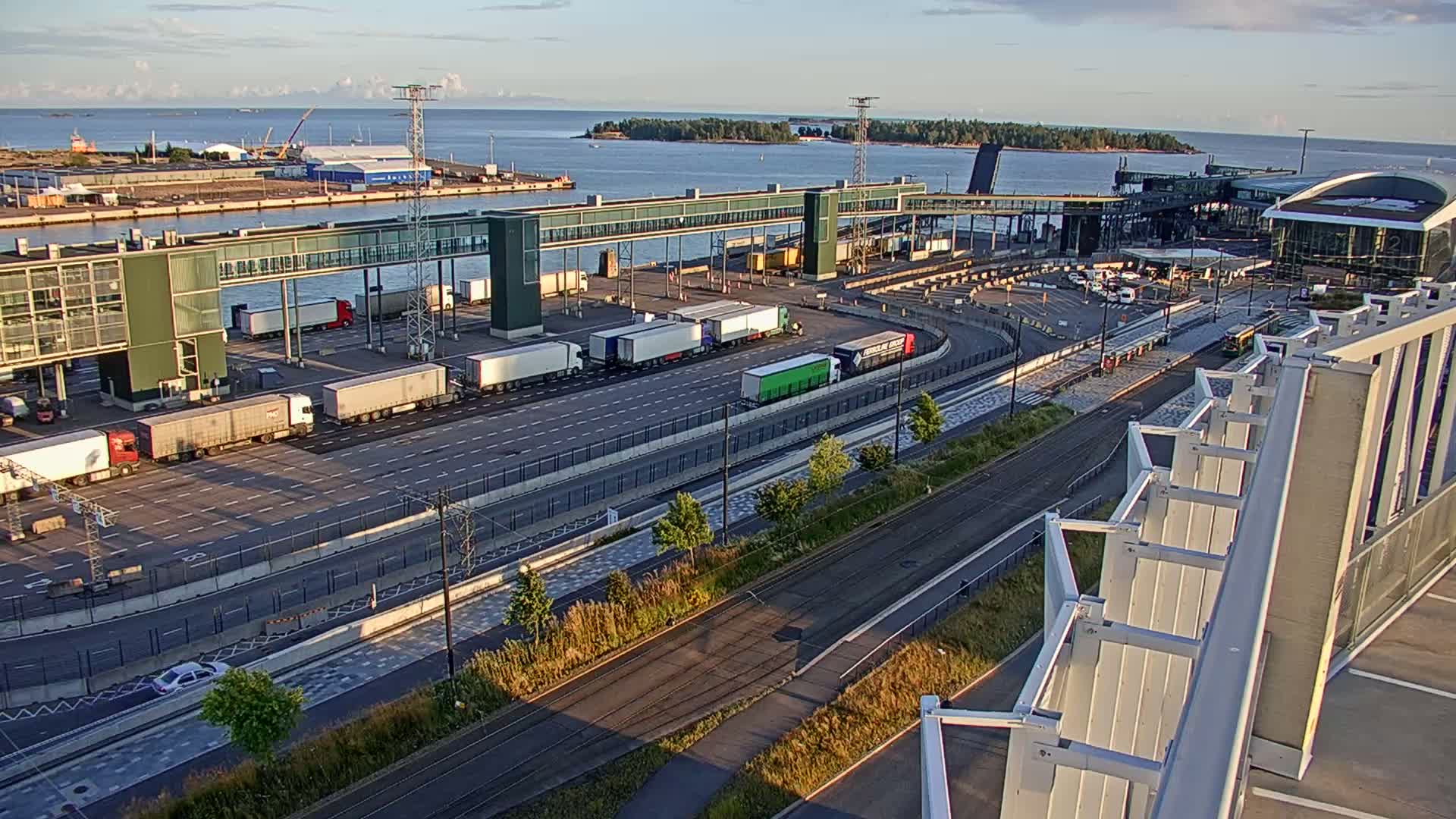 Port of Helsinki, West Harbour North View Live Cam - Hietalahti, Helsinki, Uusimaa, Finland