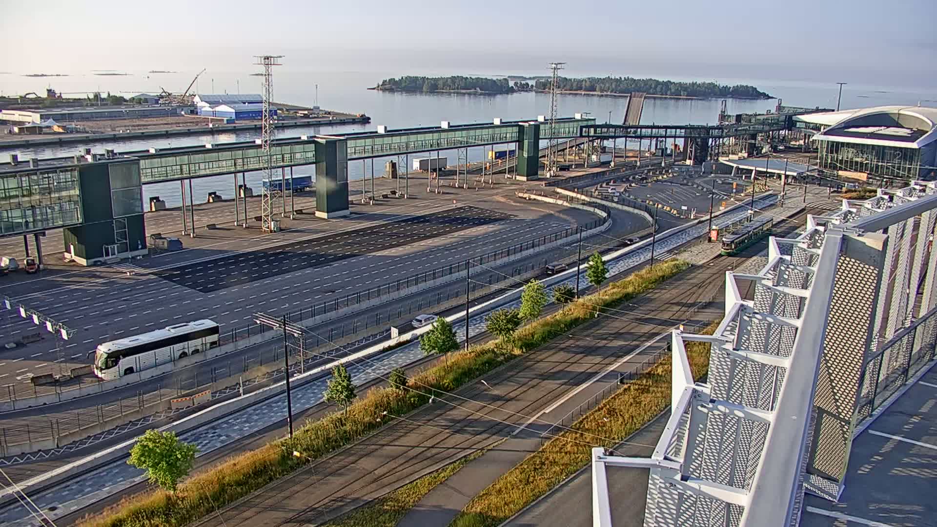 Port of Helsinki, West Harbour North View Live Cam - Hietalahti, Helsinki, Uusimaa, Finland