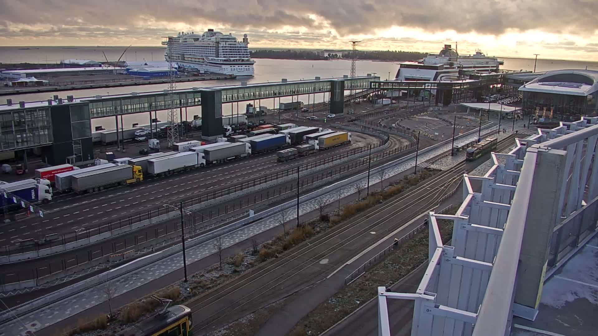 Port of Helsinki, West Harbour North View Live Cam - Hietalahti, Helsinki, Uusimaa, Finland
