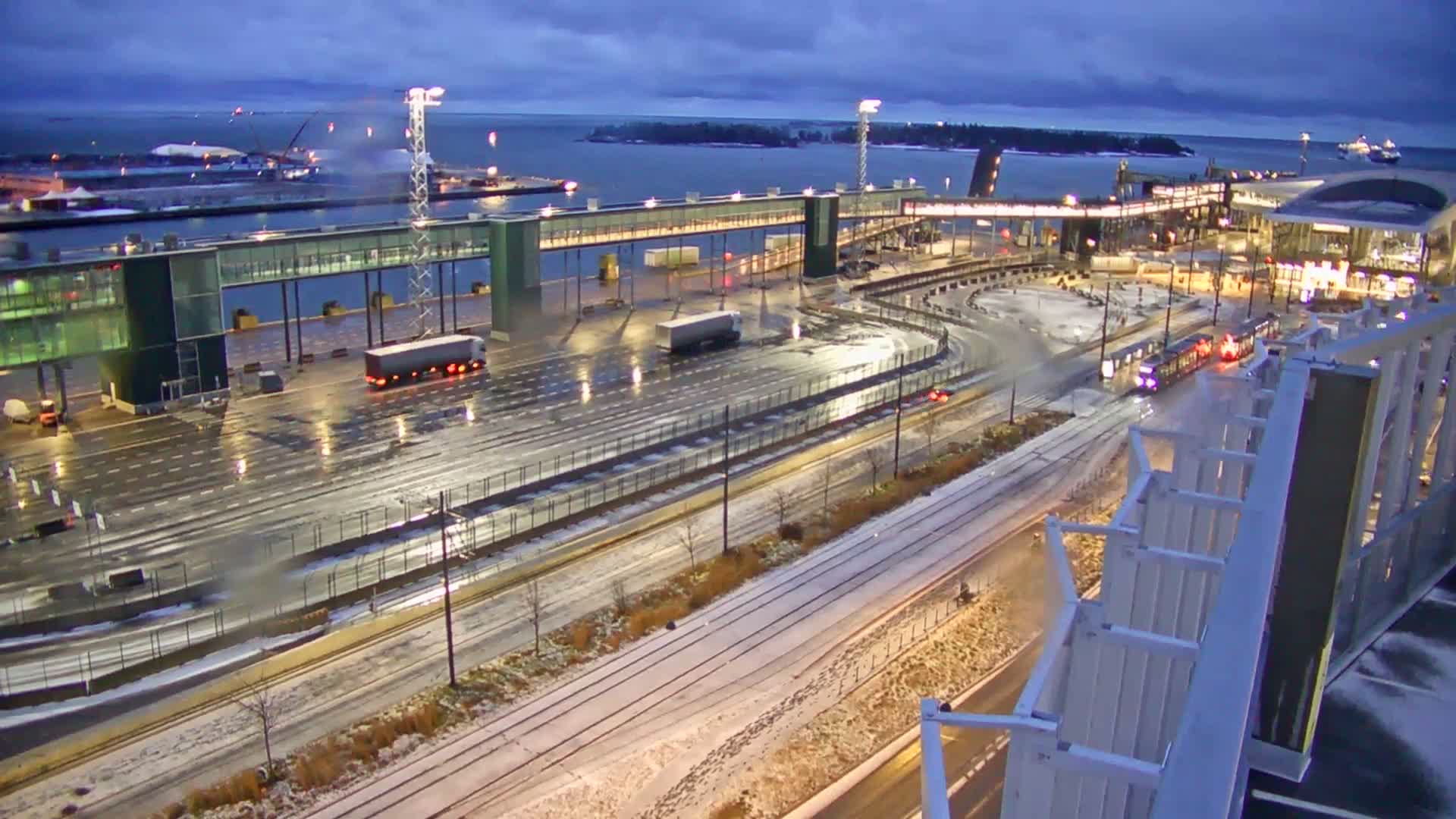 Port of Helsinki, West Harbour North View Live Cam - Hietalahti, Helsinki, Uusimaa, Finland