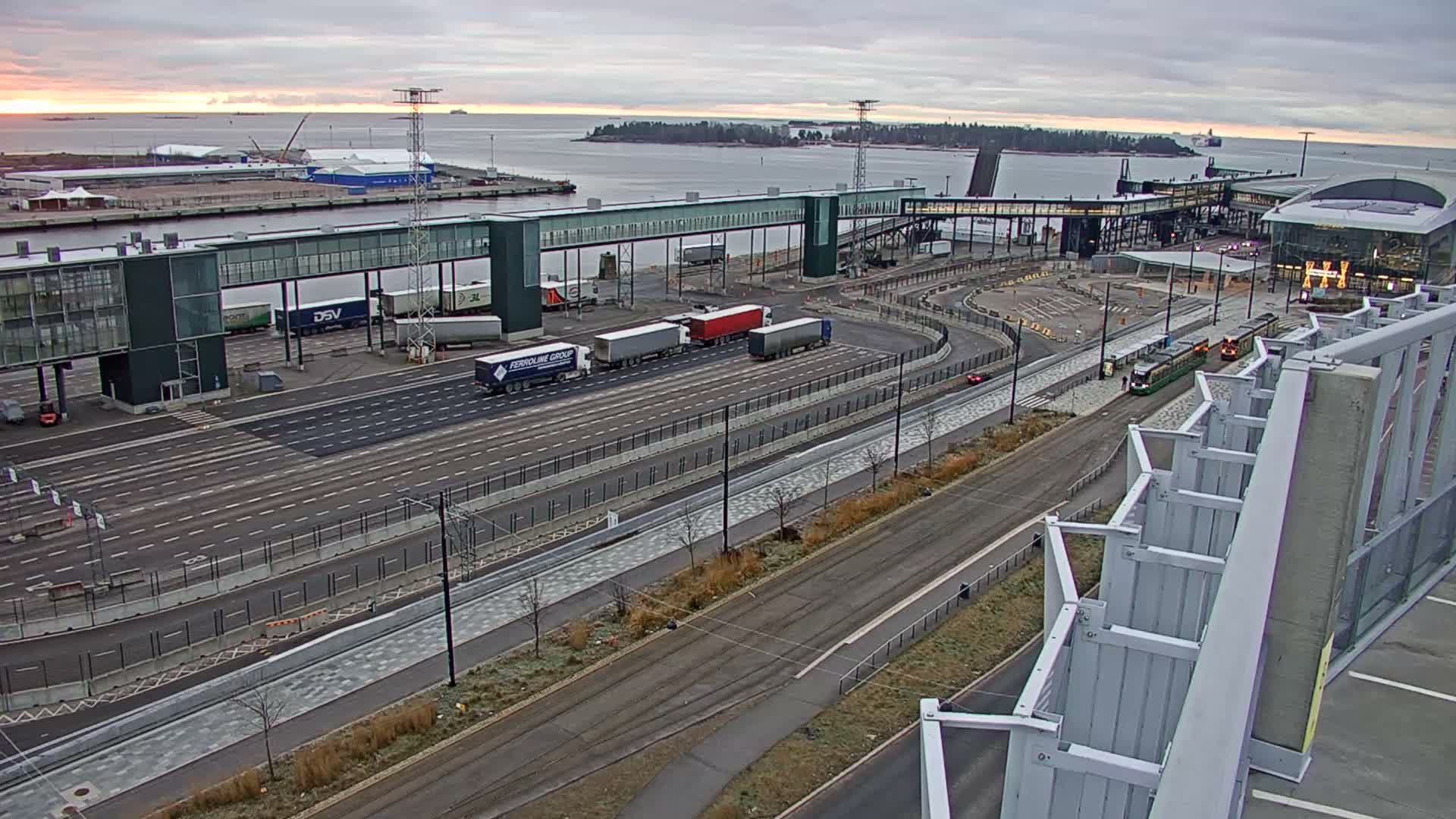 Port of Helsinki, West Harbour North View Live Cam - Hietalahti, Helsinki, Uusimaa, Finland