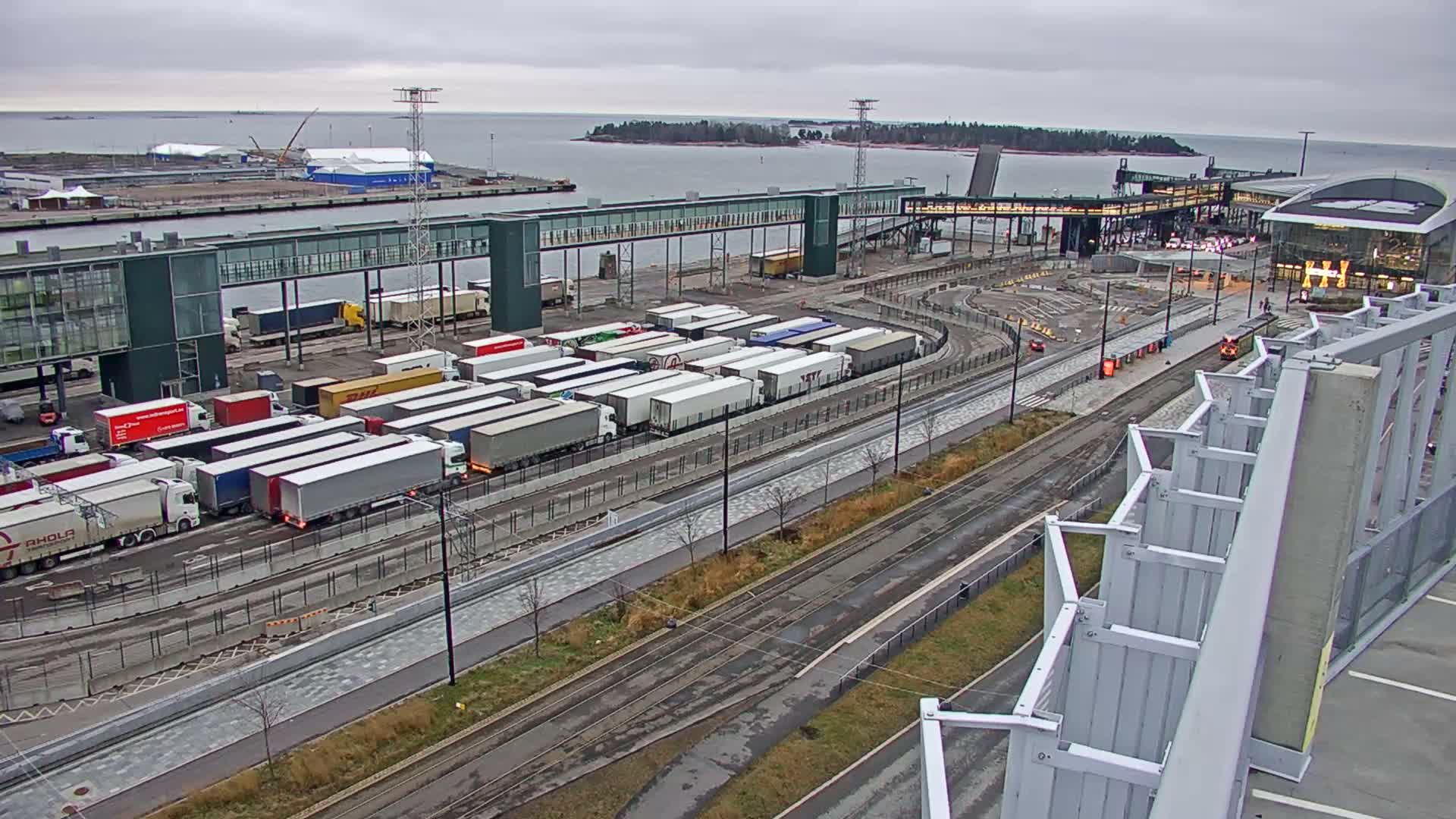 Port of Helsinki, West Harbour North View Live Cam - Hietalahti, Helsinki, Uusimaa, Finland