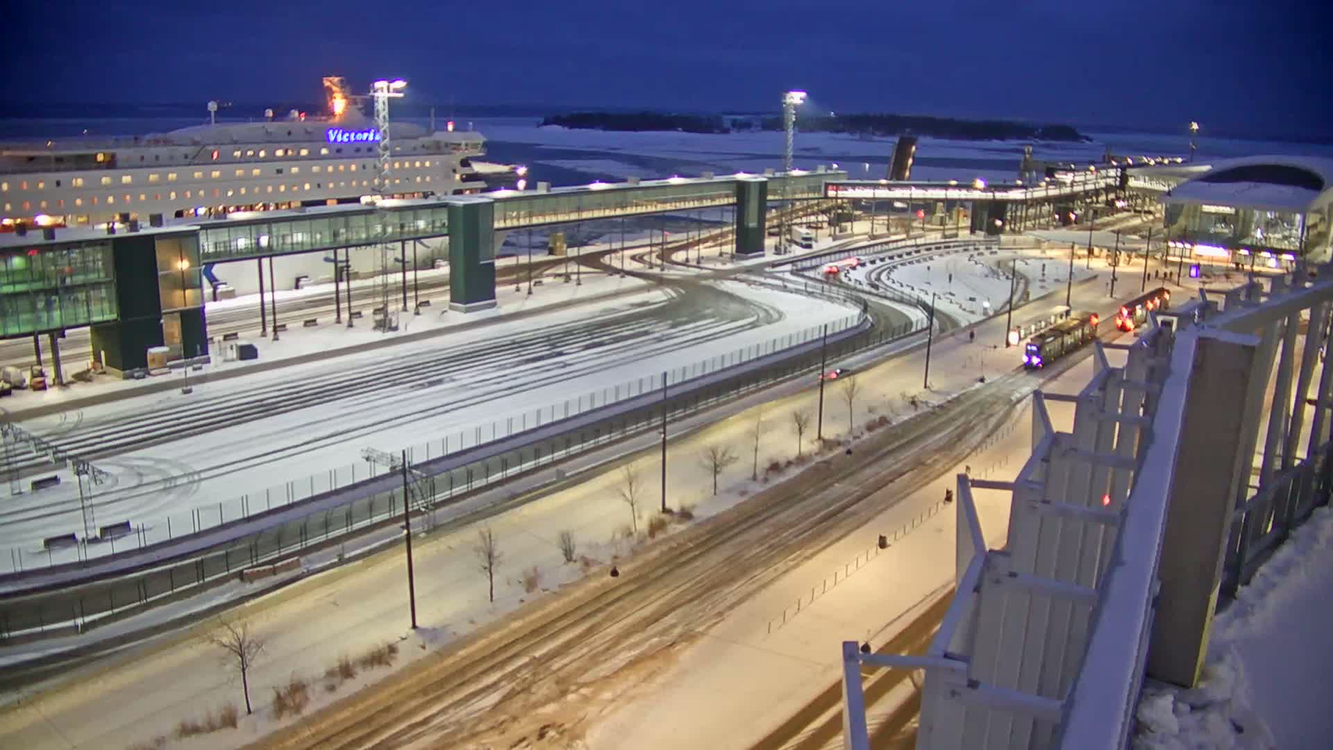 Port of Helsinki, West Harbour North View Live Cam - Hietalahti, Helsinki, Uusimaa, Finland