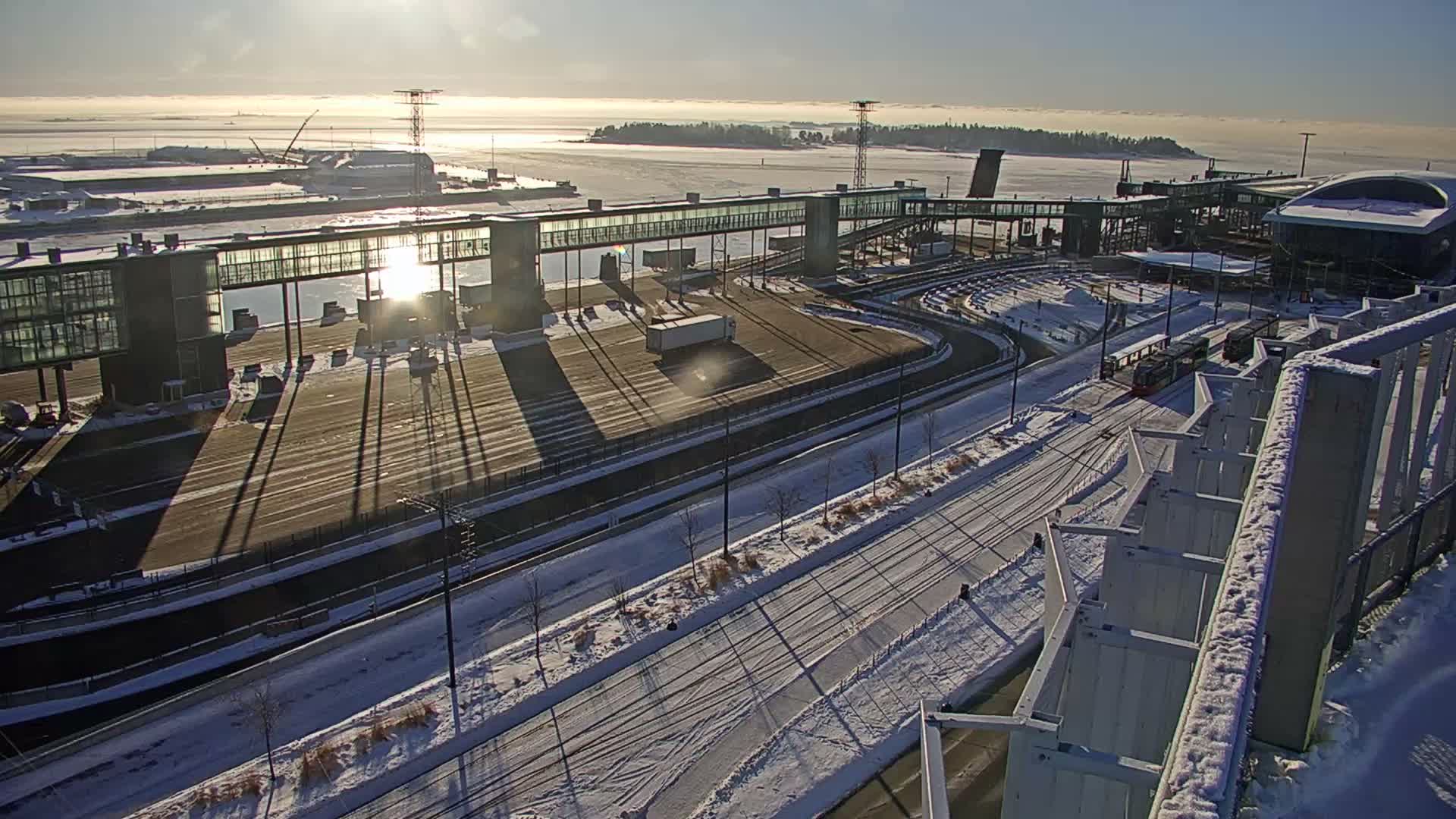 Port of Helsinki, West Harbour North View Live Cam - Hietalahti, Helsinki, Uusimaa, Finland