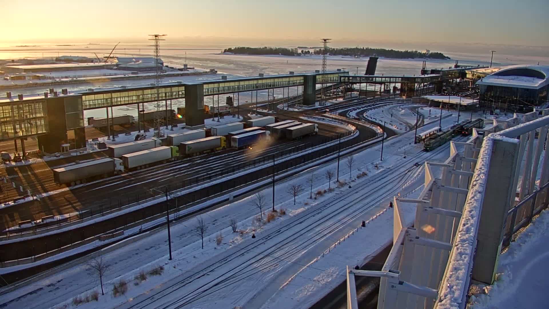 Port of Helsinki, West Harbour North View Live Cam - Hietalahti, Helsinki, Uusimaa, Finland
