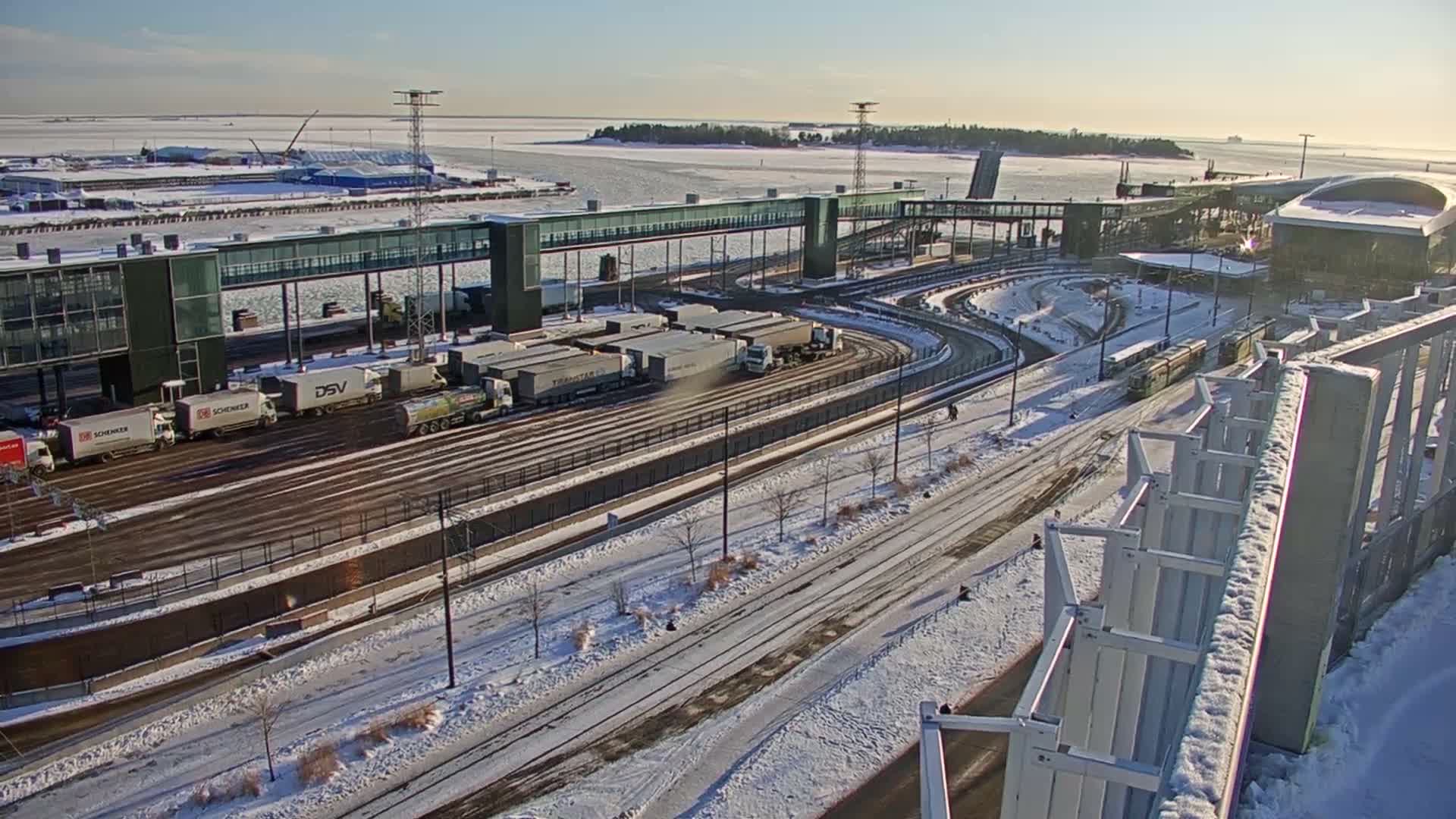 Port of Helsinki, West Harbour North View Live Cam - Hietalahti, Helsinki, Uusimaa, Finland
