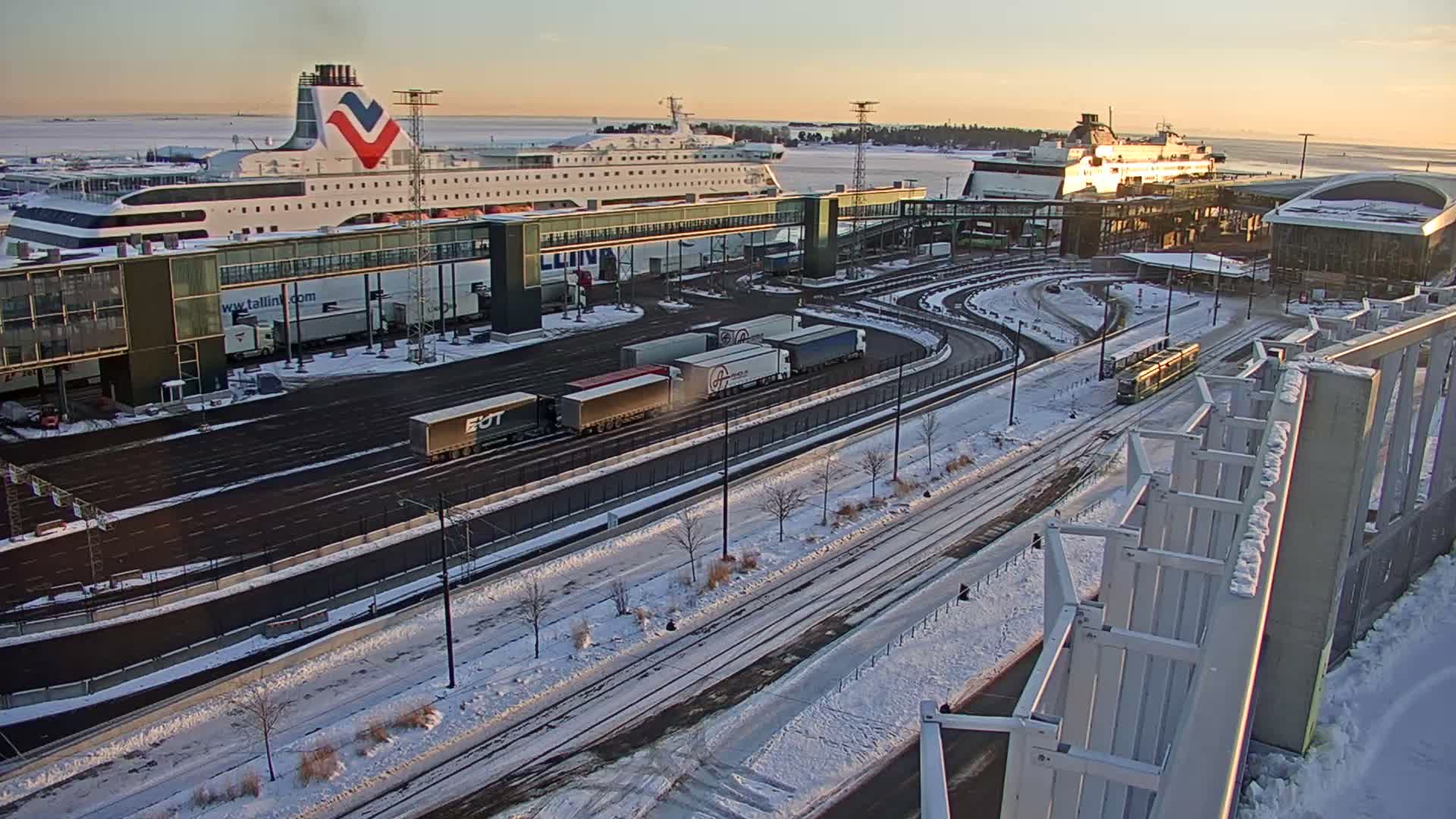 Port of Helsinki, West Harbour North View Live Cam - Hietalahti, Helsinki, Uusimaa, Finland