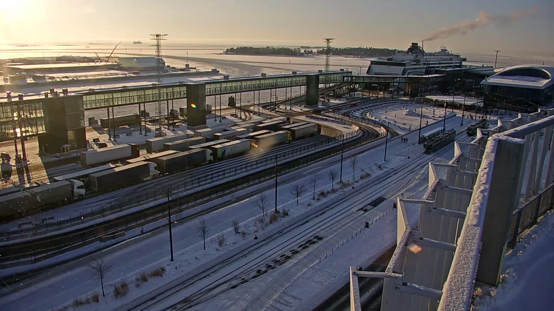 Port of Helsinki, West Harbour North View Live Cam - Hietalahti, Helsinki, Uusimaa, Finland