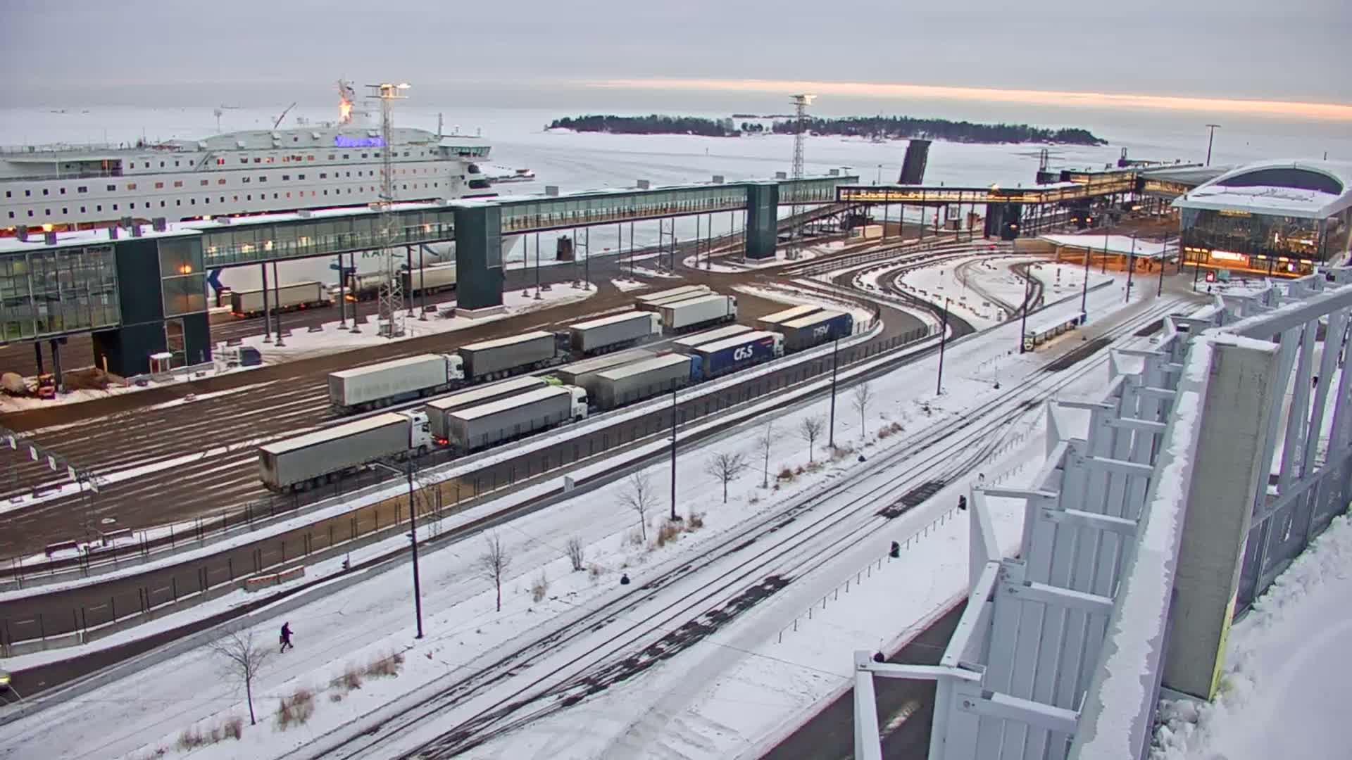 Port of Helsinki, West Harbour North View Live Cam - Hietalahti, Helsinki, Uusimaa, Finland