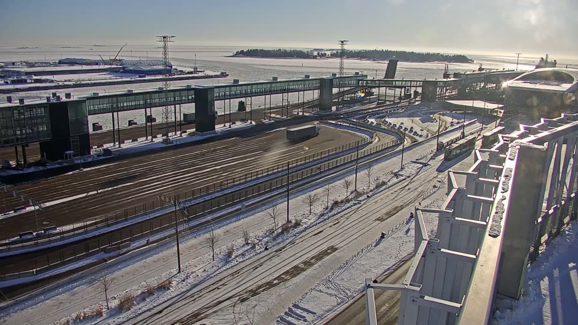 Port of Helsinki, West Harbour North View Live Cam - Hietalahti, Helsinki, Uusimaa, Finland