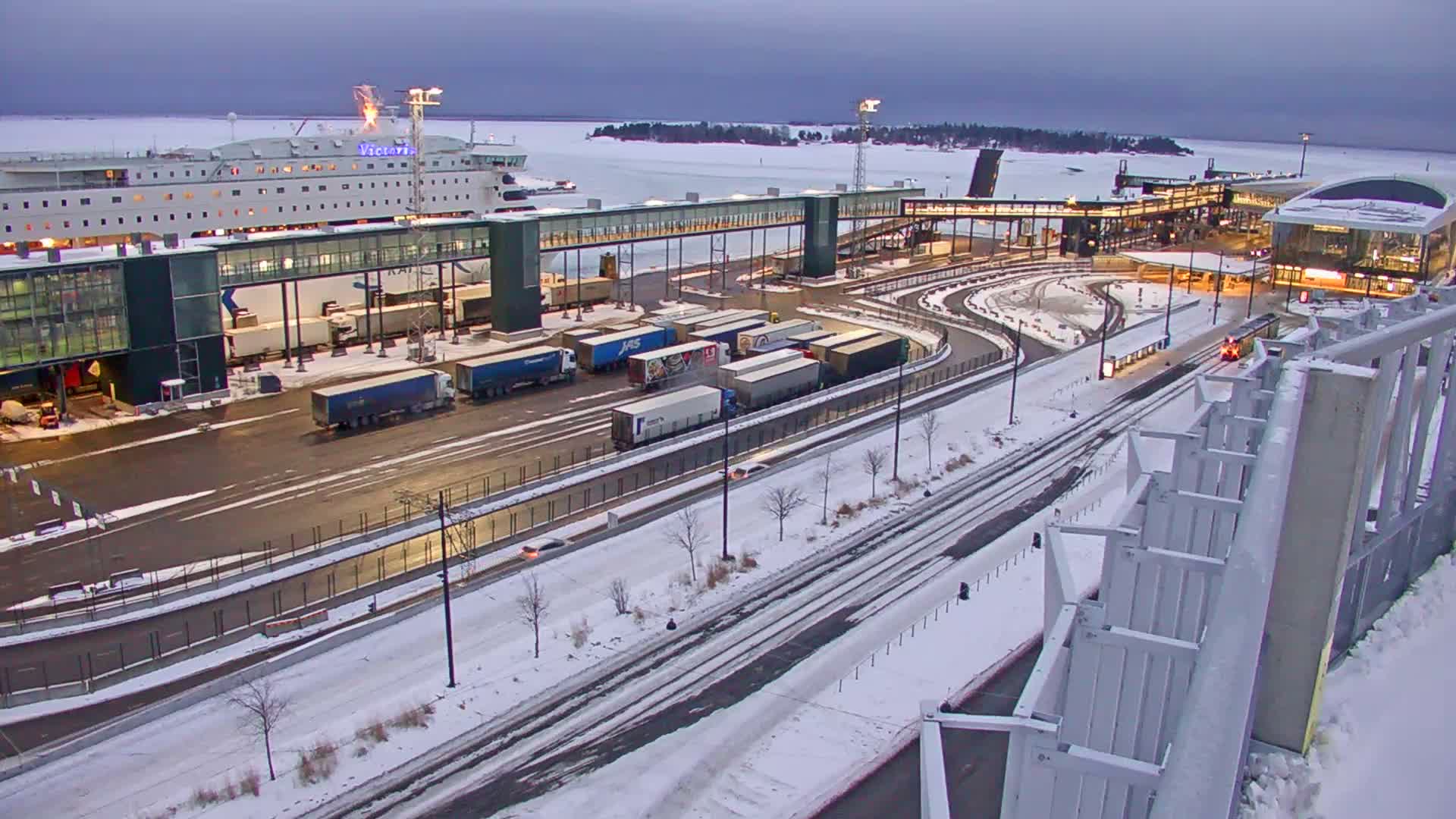 Port of Helsinki, West Harbour North View Live Cam - Hietalahti, Helsinki, Uusimaa, Finland