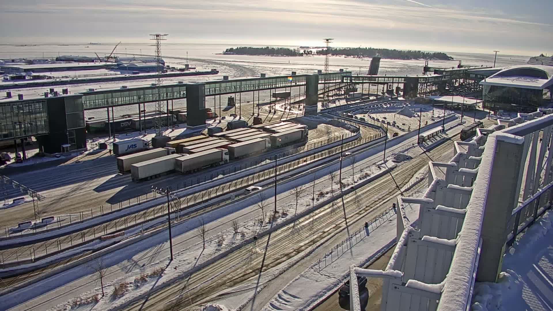Port of Helsinki, West Harbour North View Live Cam - Hietalahti, Helsinki, Uusimaa, Finland