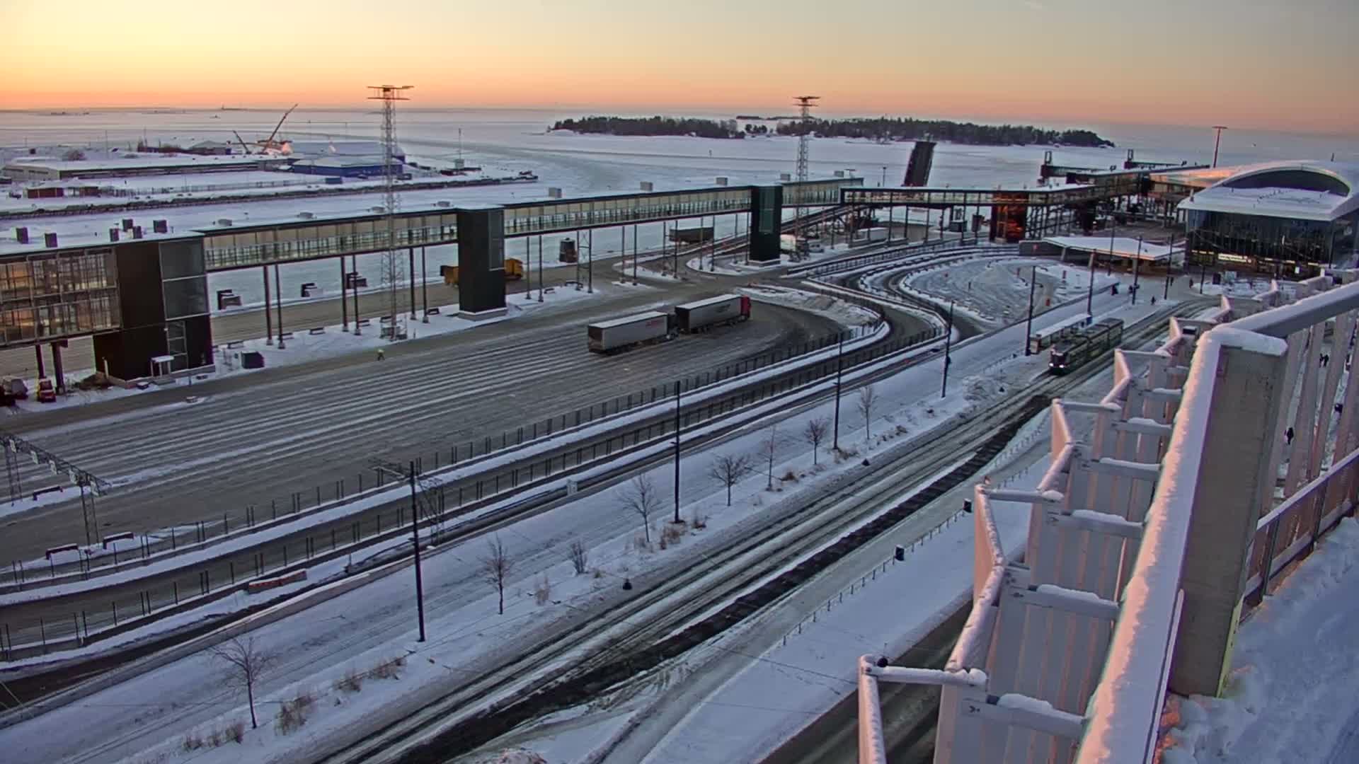 Port of Helsinki, West Harbour North View Live Cam - Hietalahti, Helsinki, Uusimaa, Finland