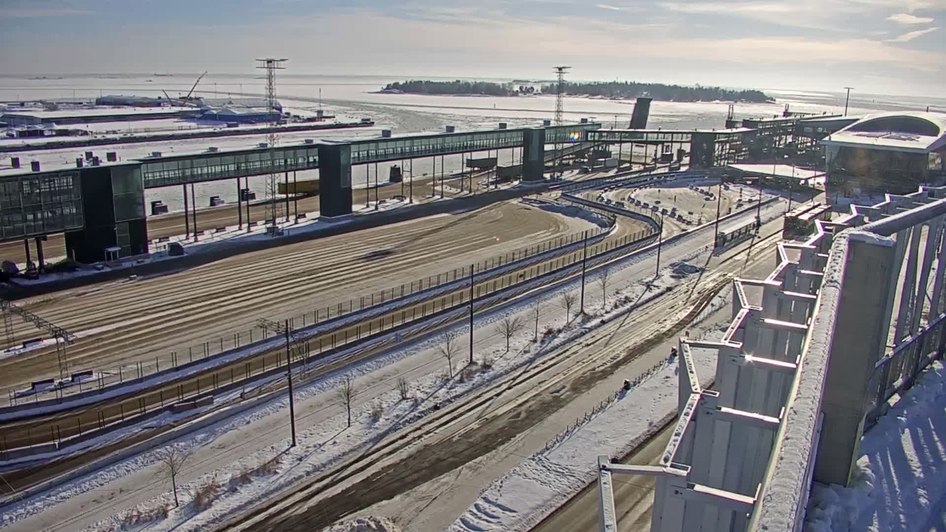 Port of Helsinki, West Harbour North View Live Cam - Hietalahti, Helsinki, Uusimaa, Finland