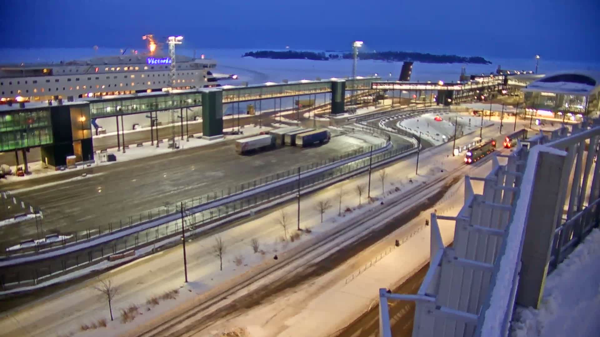 Port of Helsinki, West Harbour North View Live Cam - Hietalahti, Helsinki, Uusimaa, Finland