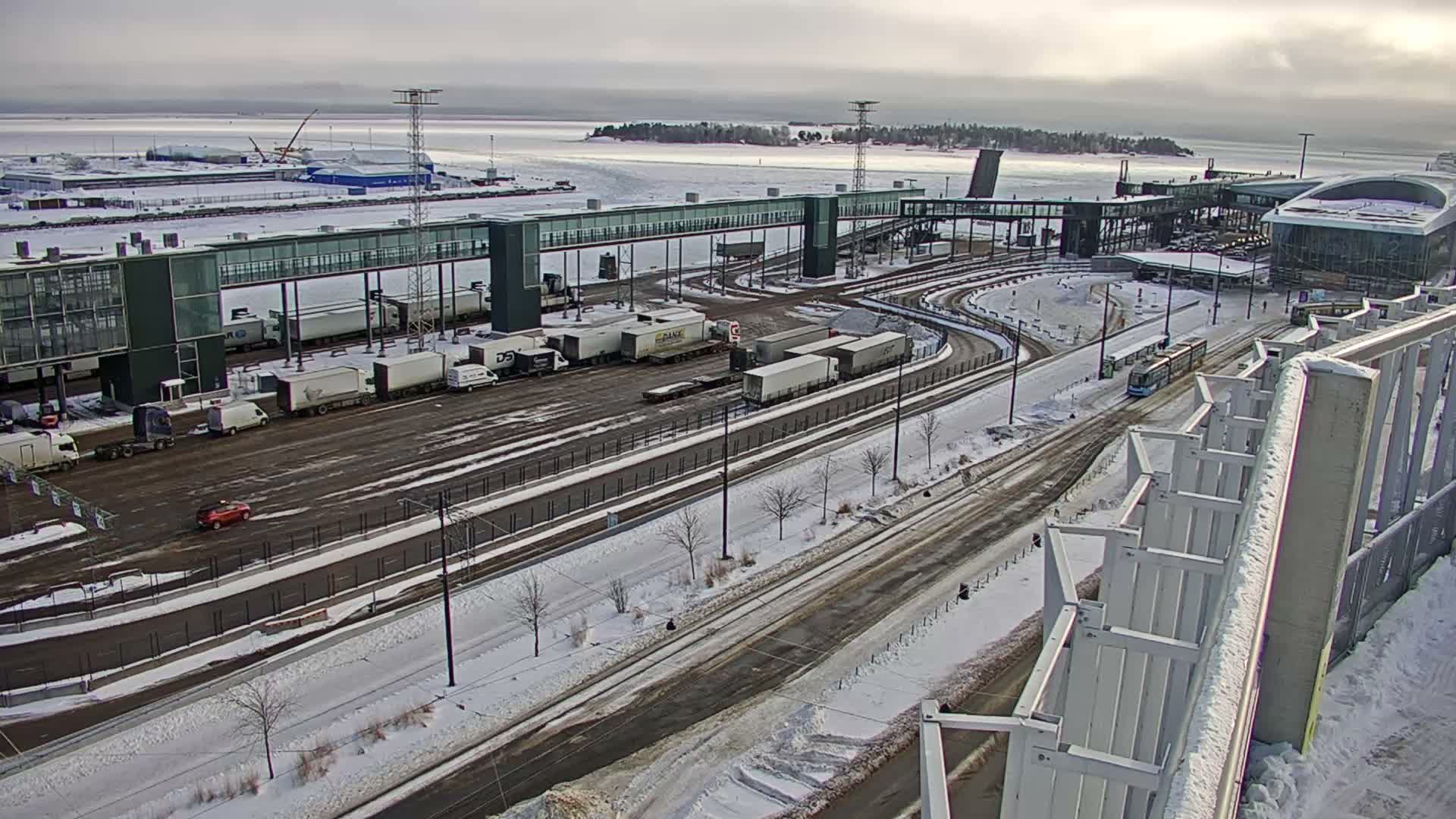 Port of Helsinki, West Harbour North View Live Cam - Hietalahti, Helsinki, Uusimaa, Finland