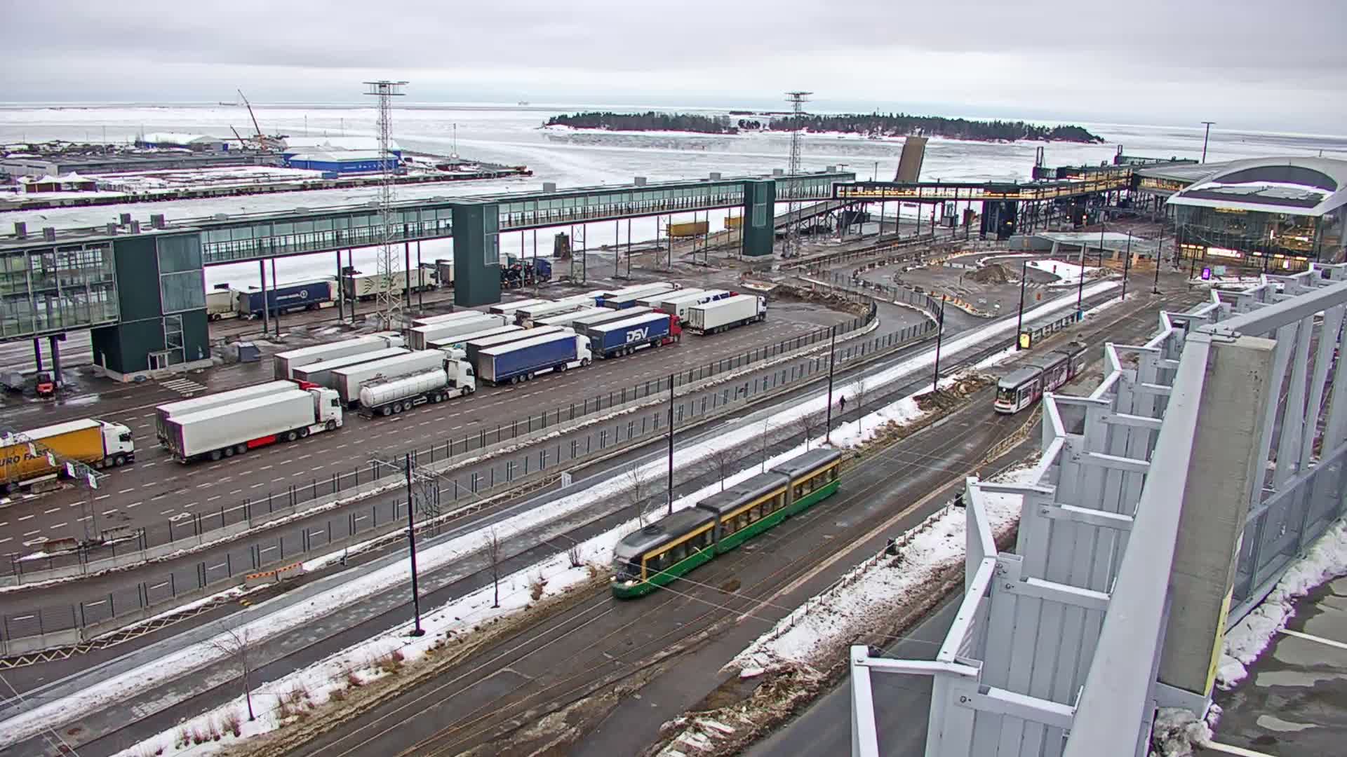 Port of Helsinki, West Harbour North View Live Cam - Hietalahti, Helsinki, Uusimaa, Finland