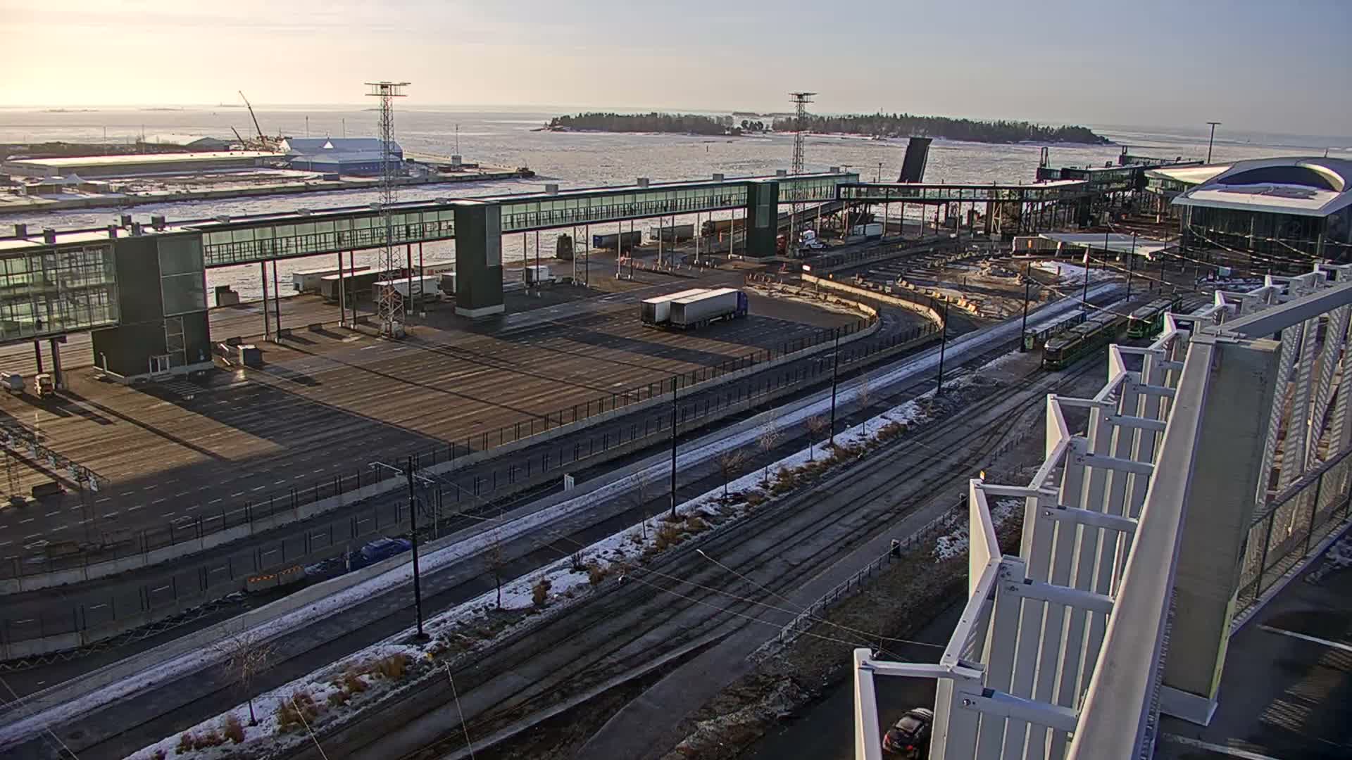 Port of Helsinki, West Harbour North View Live Cam - Hietalahti, Helsinki, Uusimaa, Finland