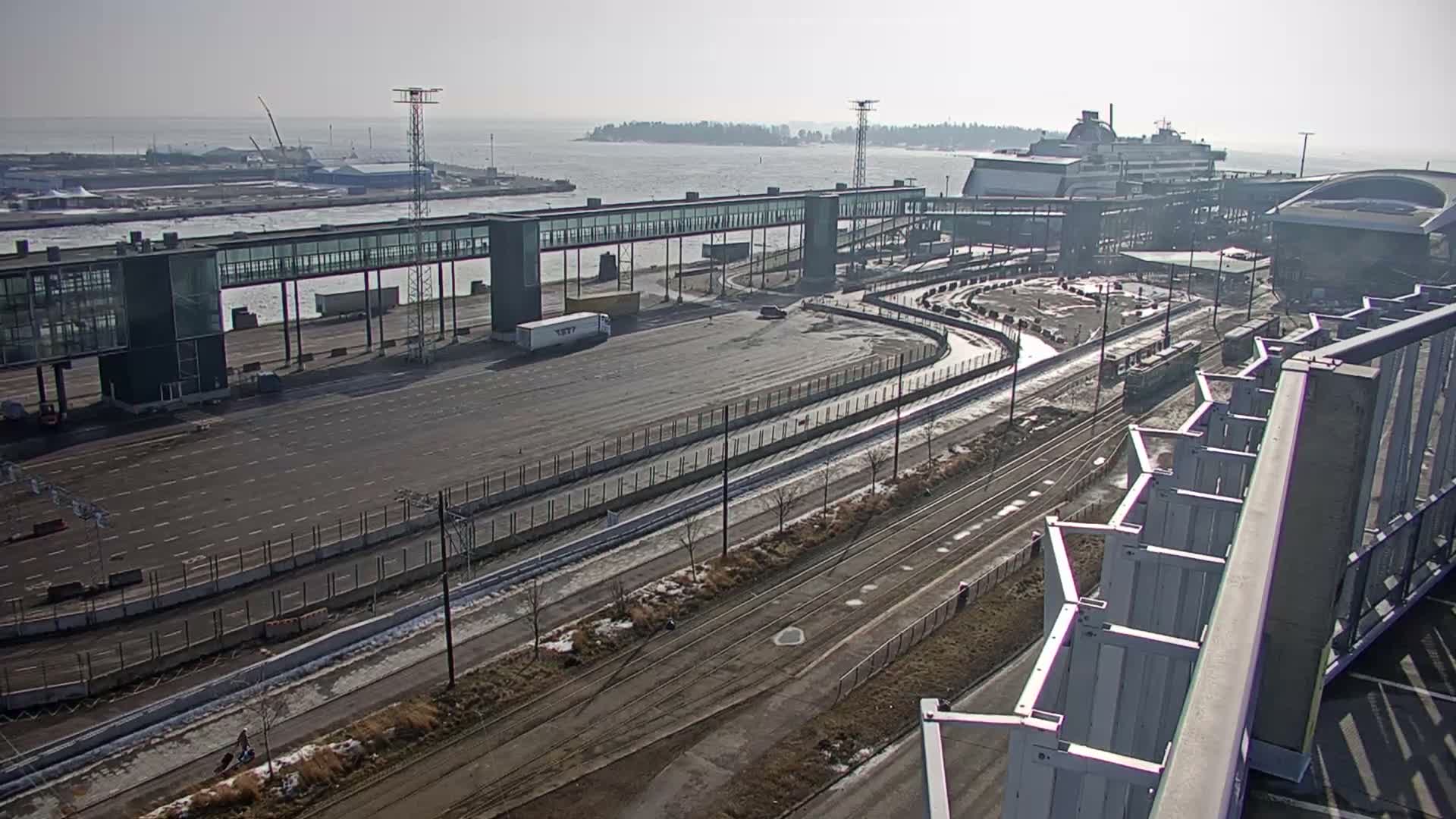 Port of Helsinki, West Harbour North View Live Cam - Hietalahti, Helsinki, Uusimaa, Finland