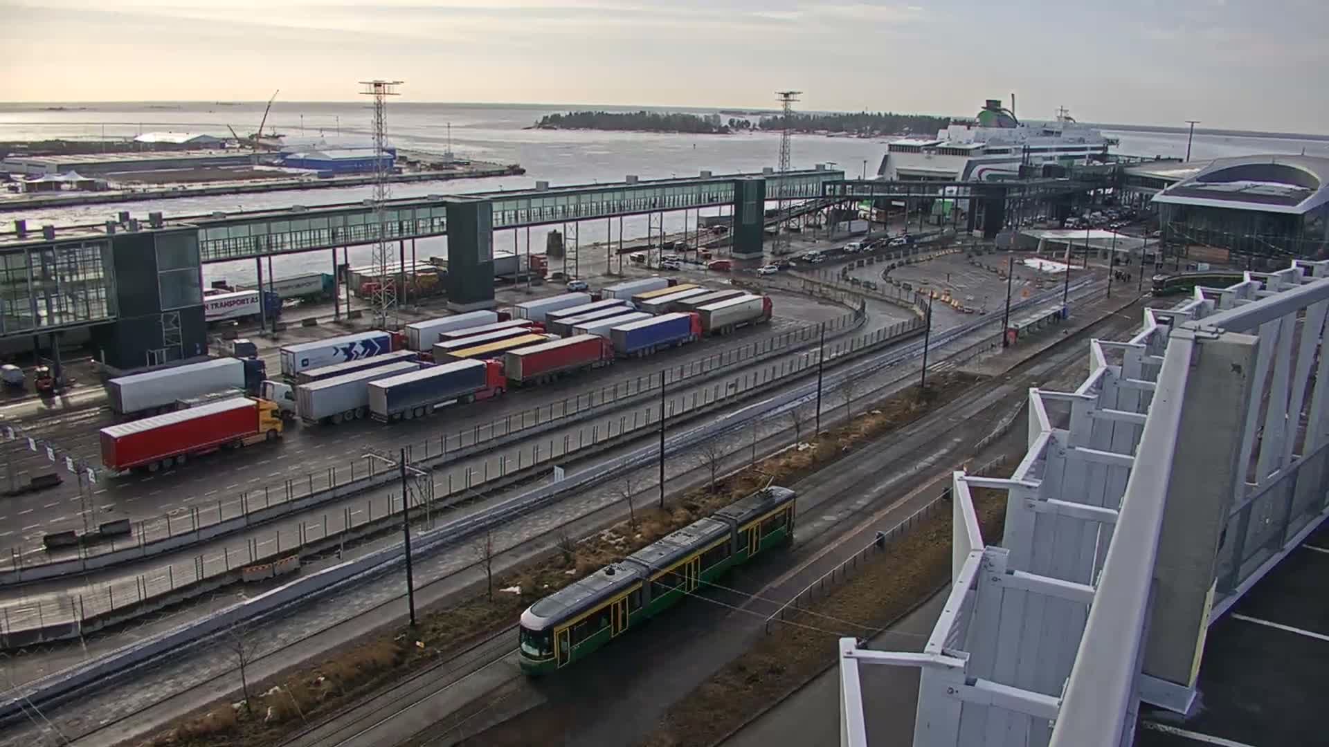 Port of Helsinki, West Harbour North View Live Cam - Hietalahti, Helsinki, Uusimaa, Finland