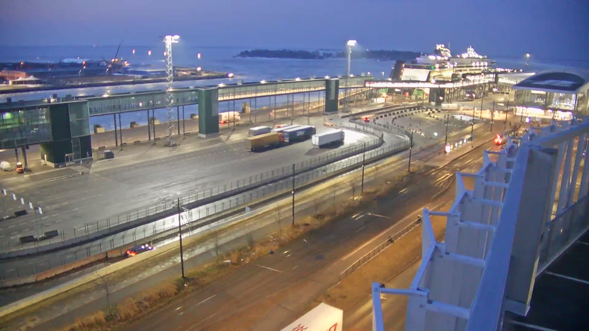 Port of Helsinki, West Harbour North View Live Cam - Hietalahti, Helsinki, Uusimaa, Finland