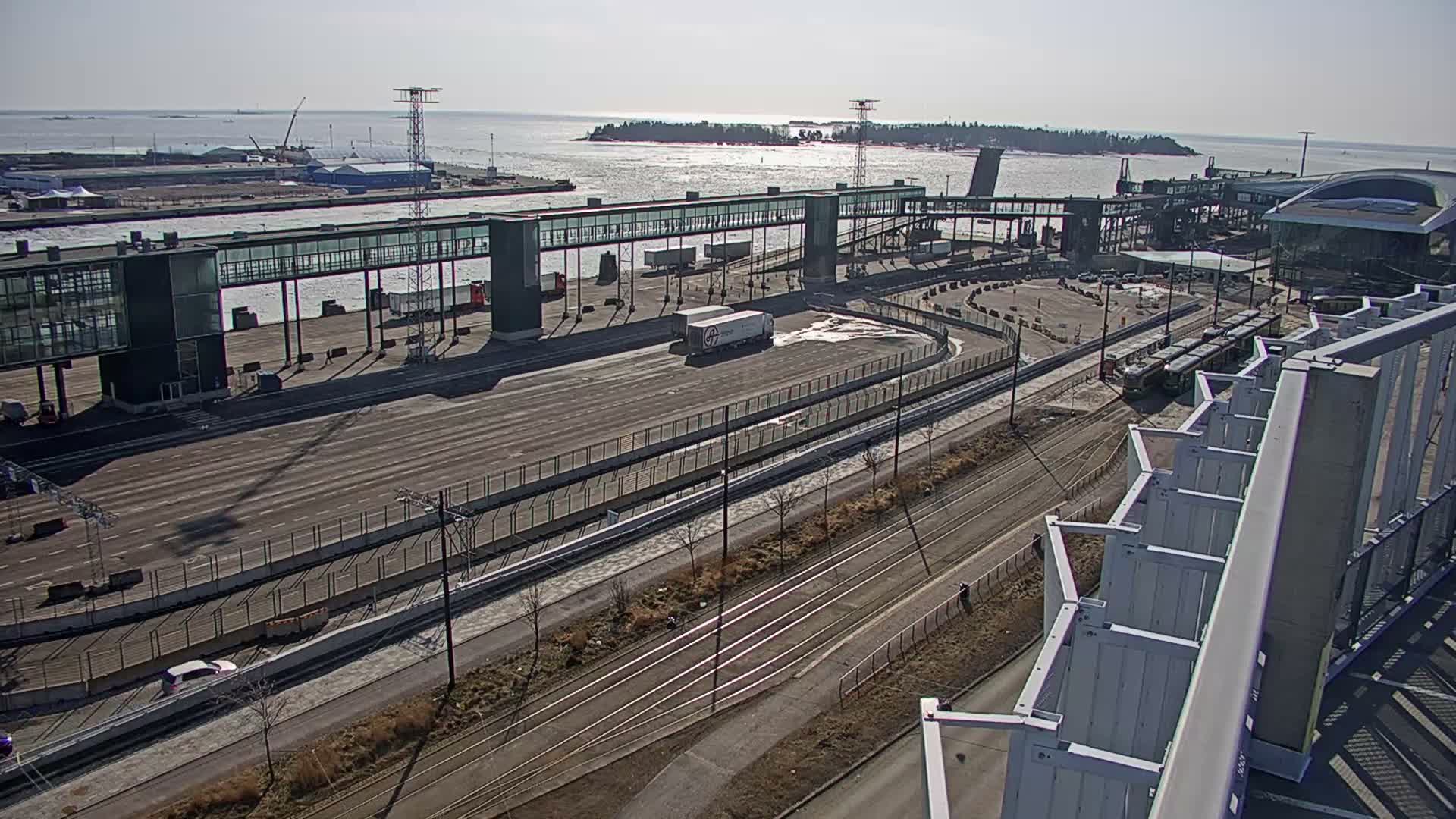 Port of Helsinki, West Harbour North View Live Cam - Hietalahti, Helsinki, Uusimaa, Finland