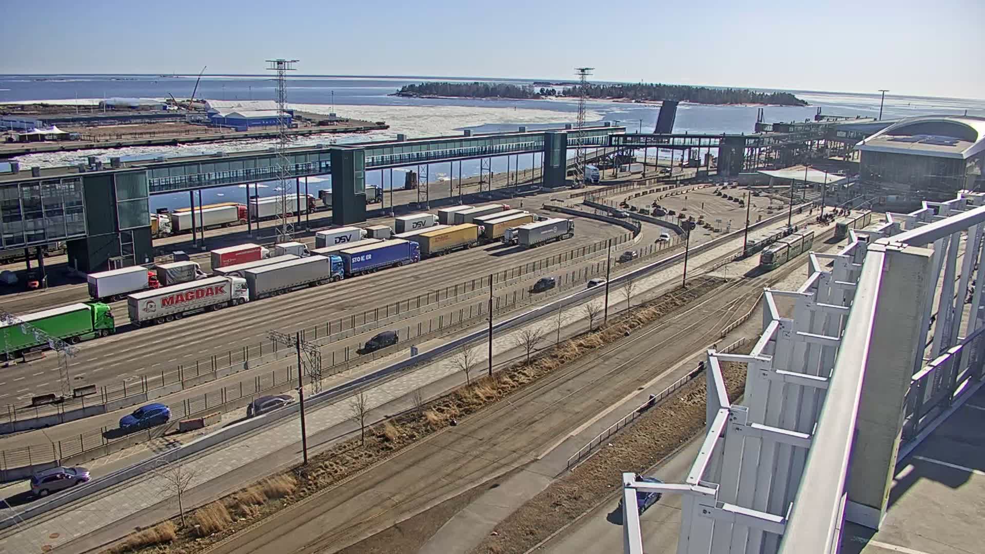 Port of Helsinki, West Harbour North View Live Cam - Hietalahti, Helsinki, Uusimaa, Finland