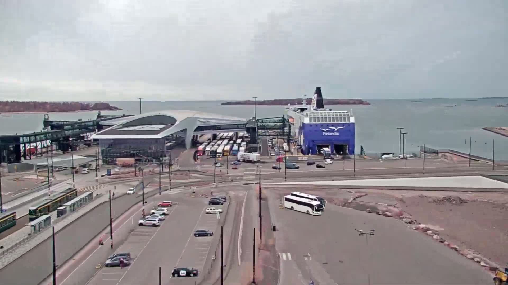 Port of Helsinki, West Harbour South View Live Cam - Hietalahti, Helsinki, Uusimaa, Finland
