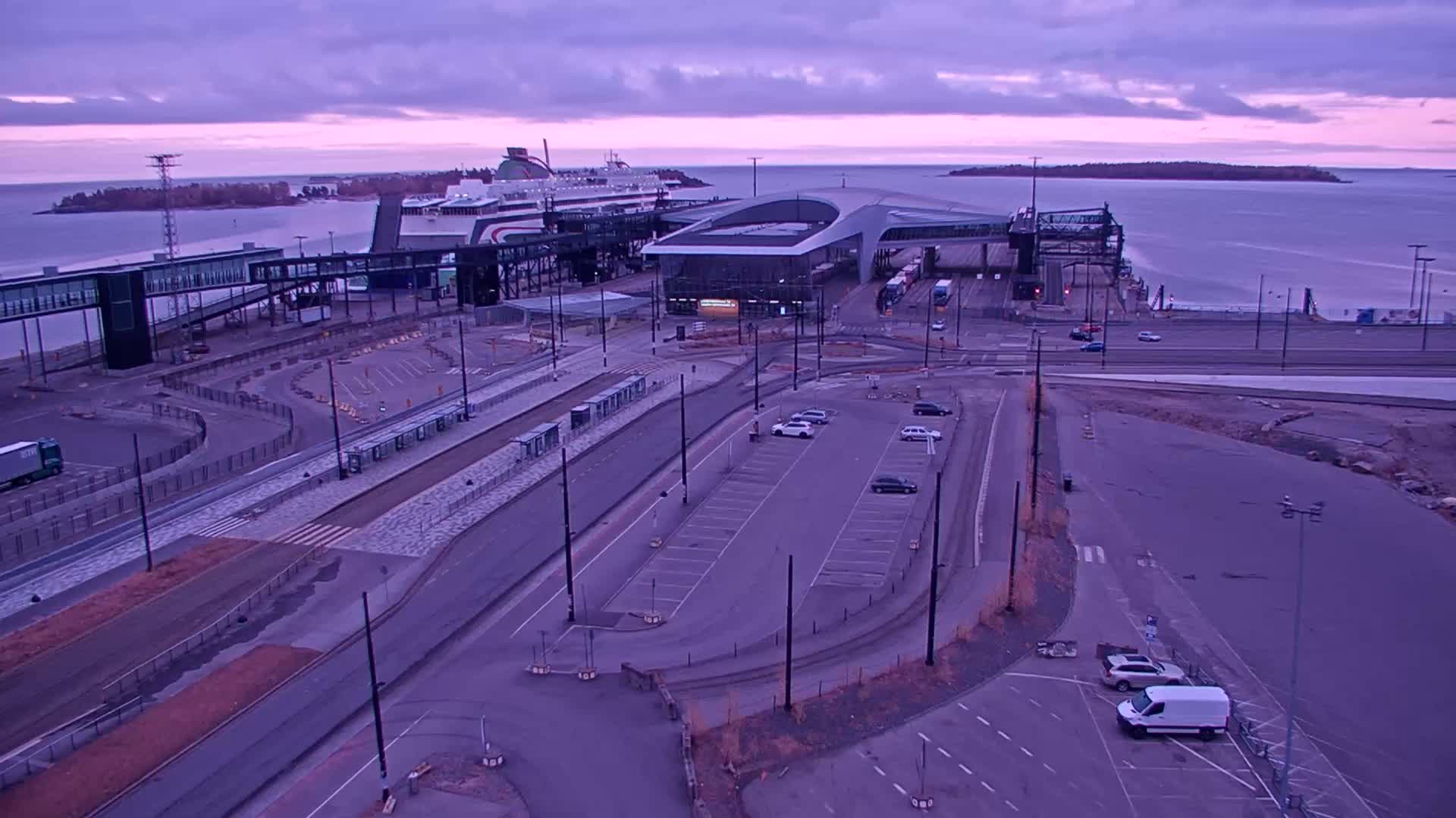 Port of Helsinki, West Harbour South View Live Cam - Hietalahti, Helsinki, Uusimaa, Finland