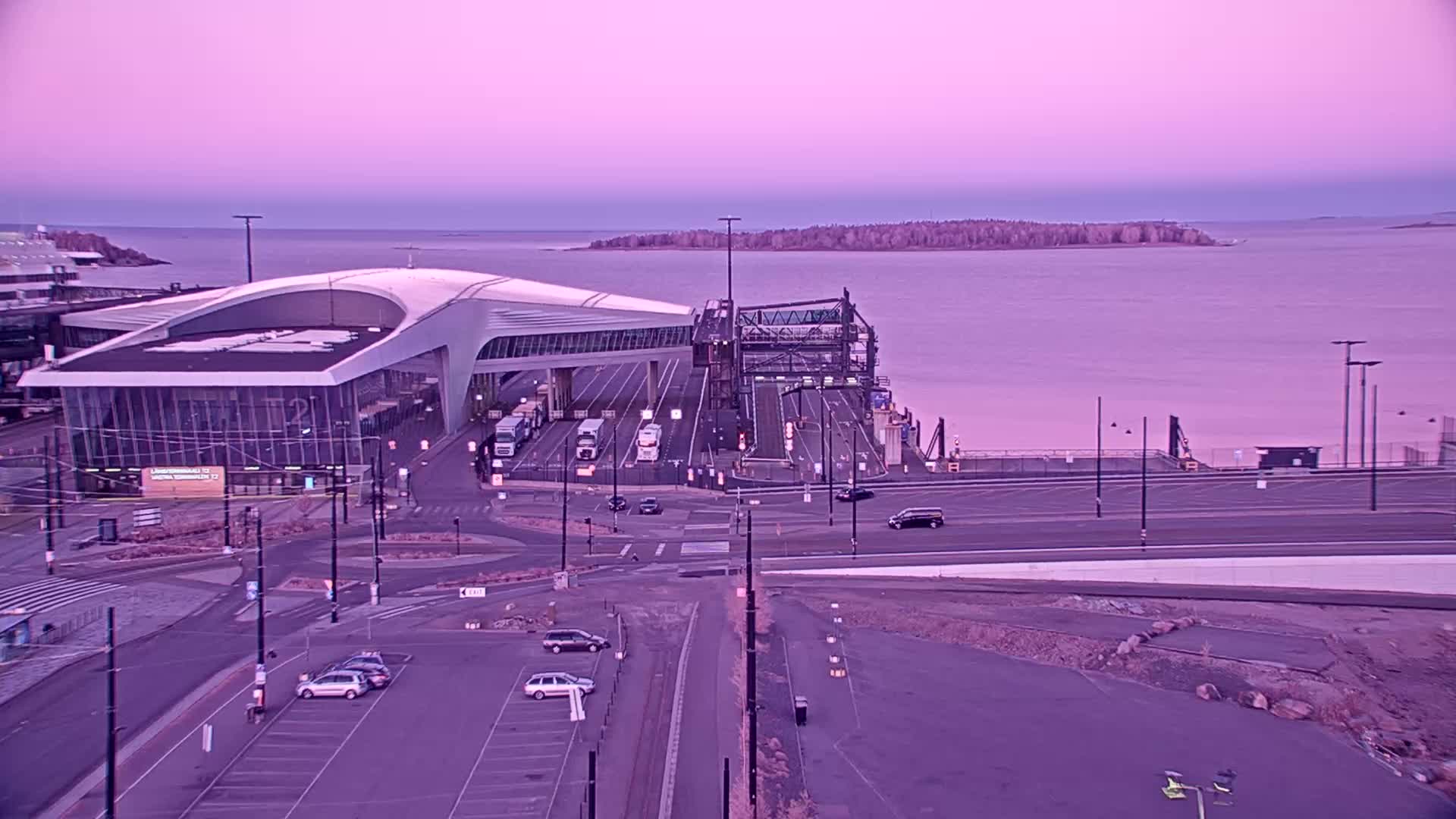 Port of Helsinki, West Harbour South View Live Cam - Hietalahti, Helsinki, Uusimaa, Finland