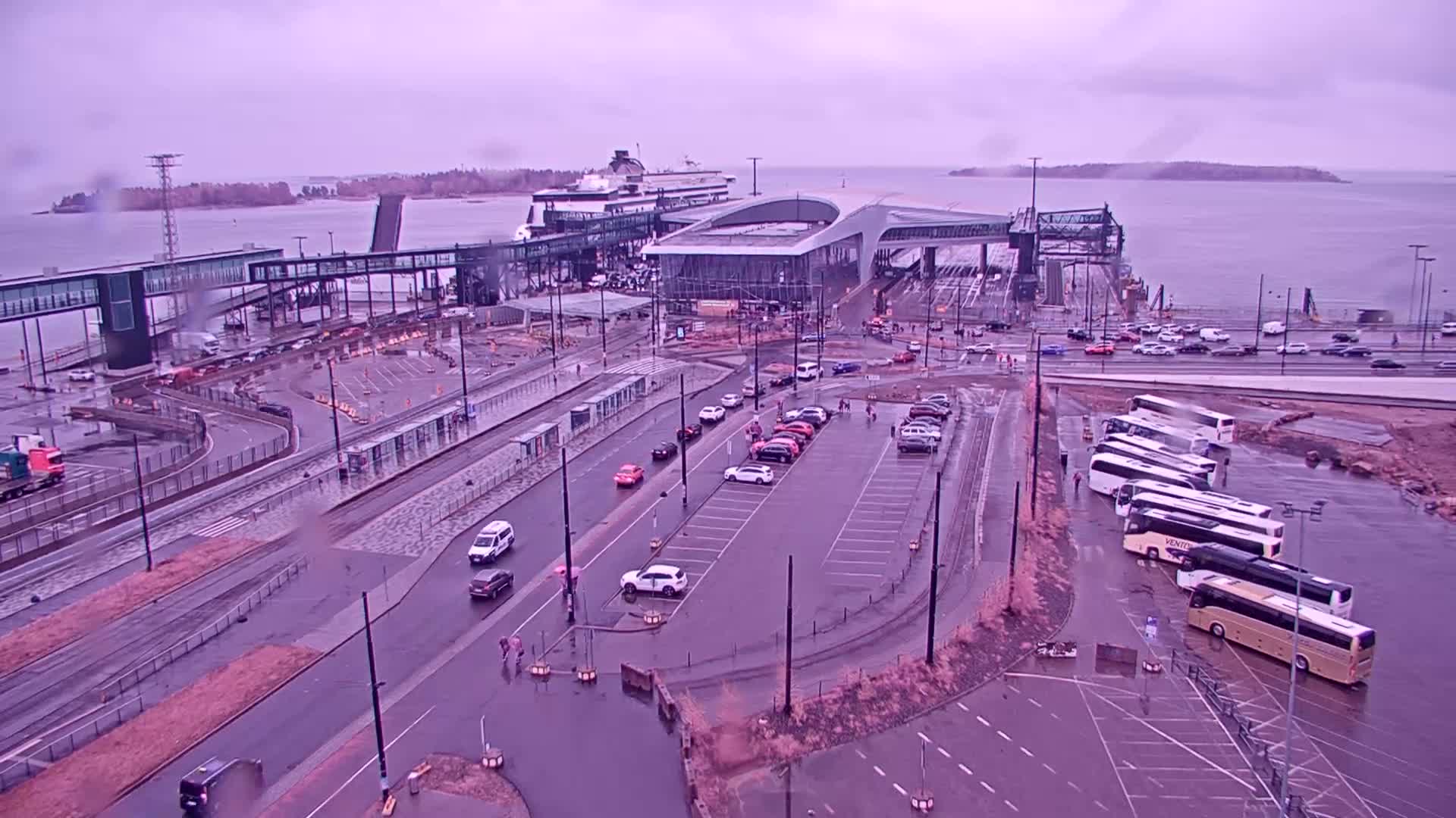 Port of Helsinki, West Harbour South View Live Cam - Hietalahti, Helsinki, Uusimaa, Finland