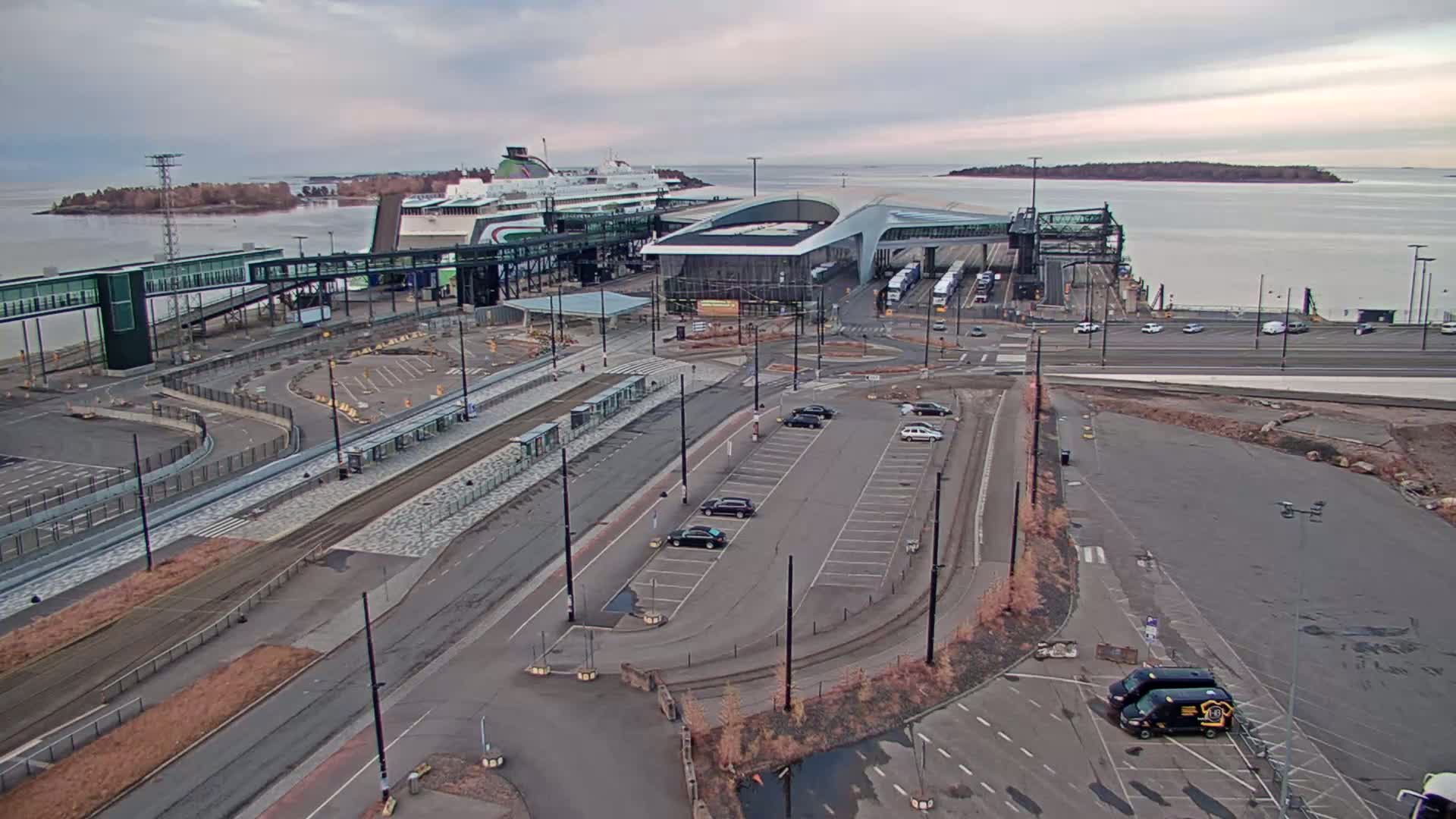 Port of Helsinki, West Harbour South View Live Cam - Hietalahti, Helsinki, Uusimaa, Finland