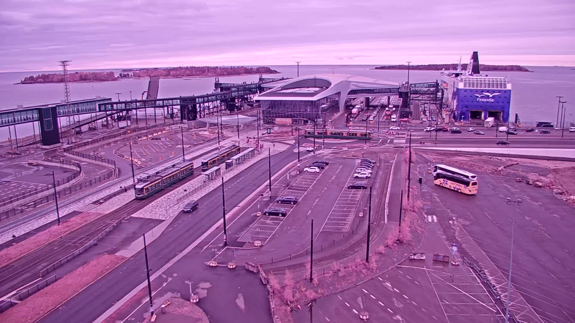 Port of Helsinki, West Harbour South View Live Cam - Hietalahti, Helsinki, Uusimaa, Finland